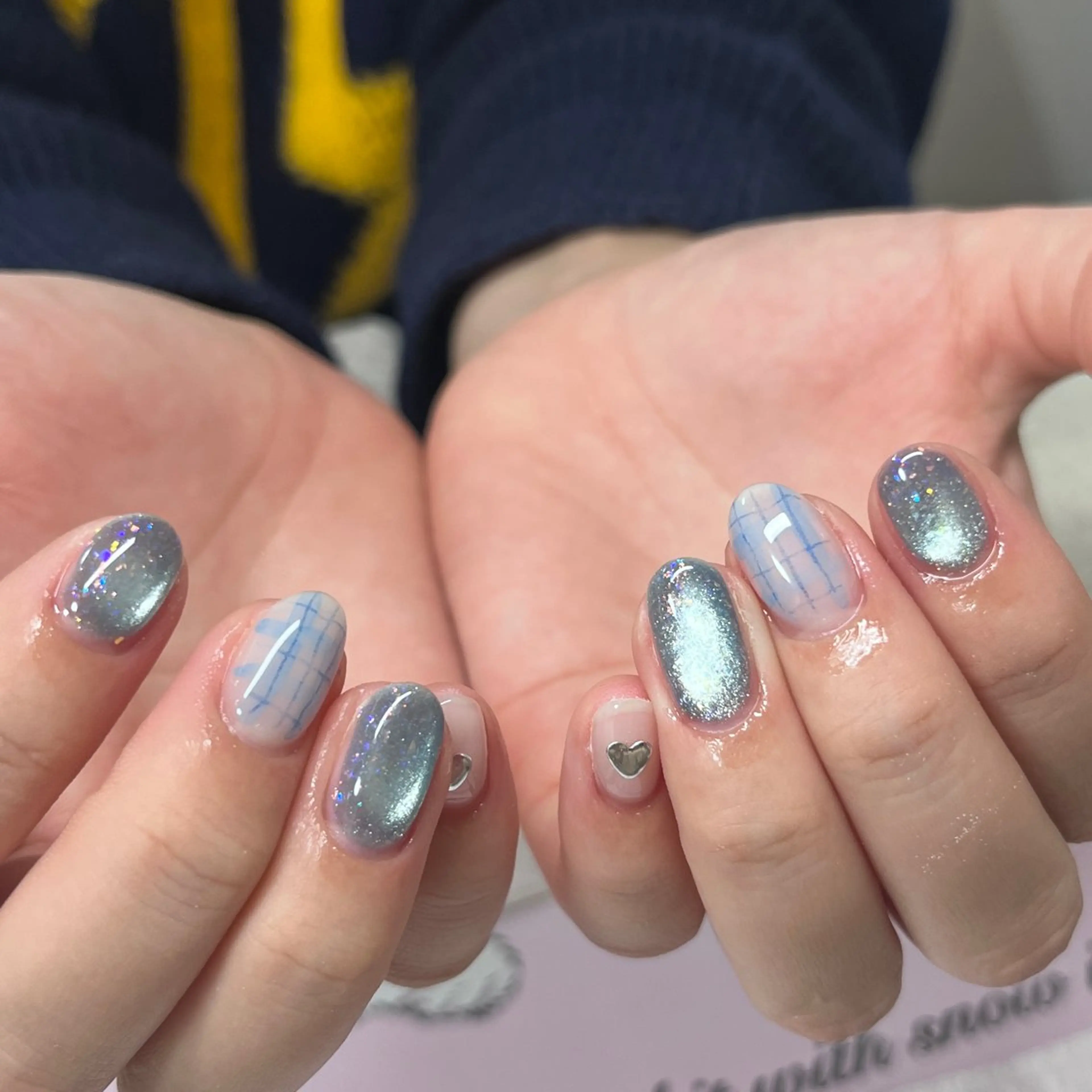 ネイル 韓国ネイル ロングネイル スカルプネイル ハンドネイル はなネイル所属・R_nail xixiのネイルデザイン