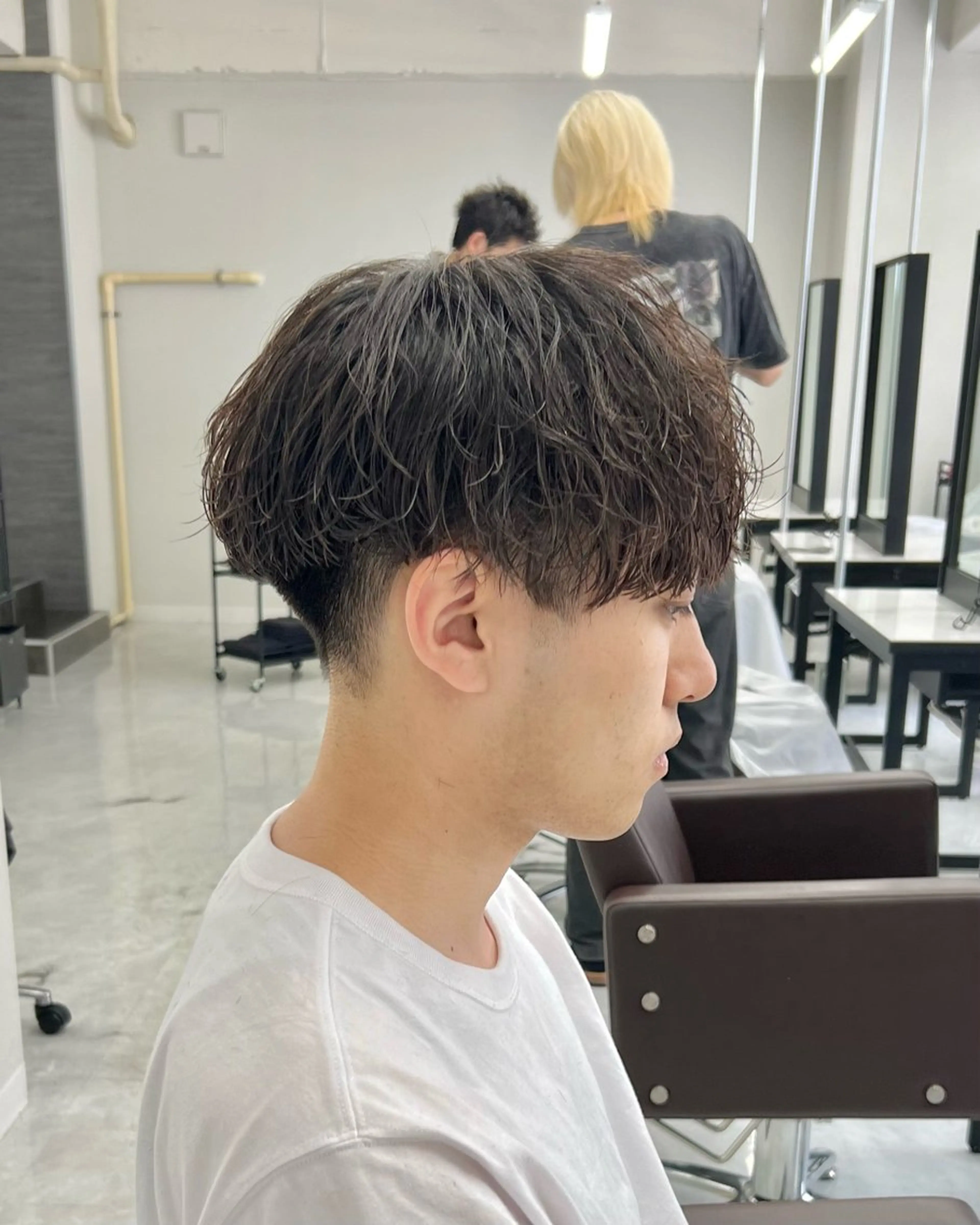 パーマ メンズ カット パーマ トリートメント ヘアセット シャドウパーマ/ メンズ/KENTAのヘアスタイル