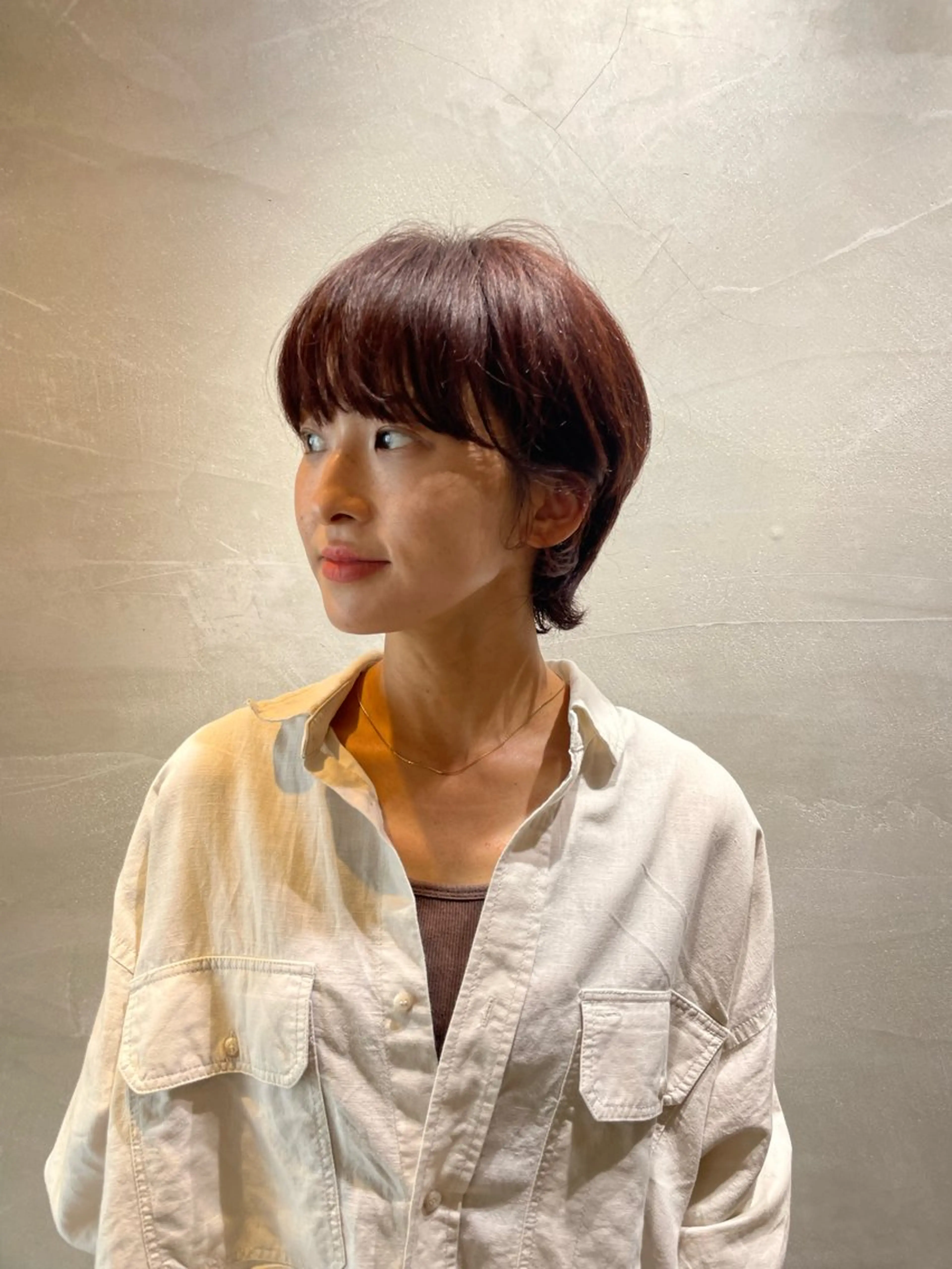 ショート/ボブ限定🌼カット＋カラー(白髪染め)の写真