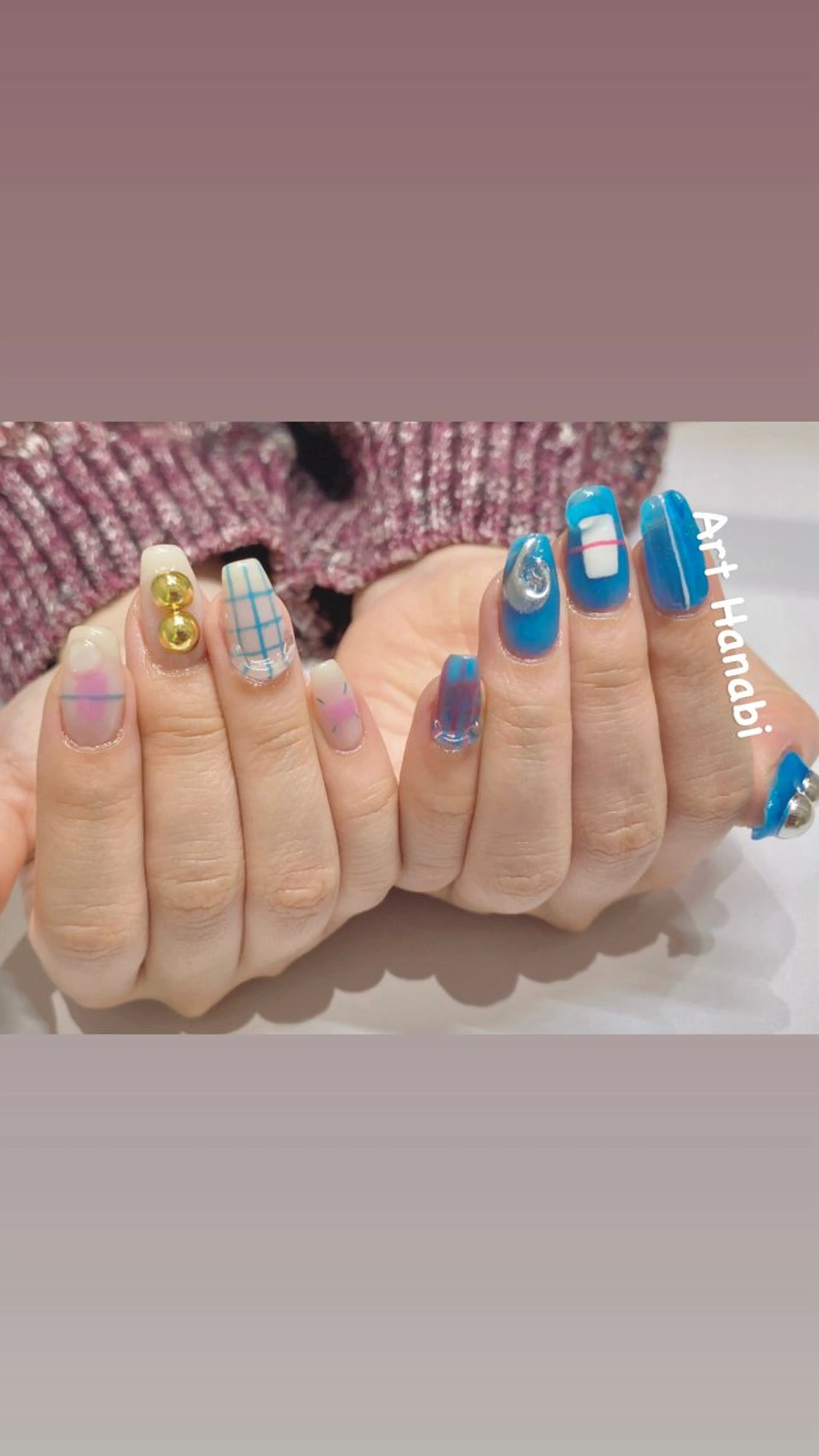 ネイル アートネイル Art Hanabi所属・Art Hanabi ミリのネイルデザイン