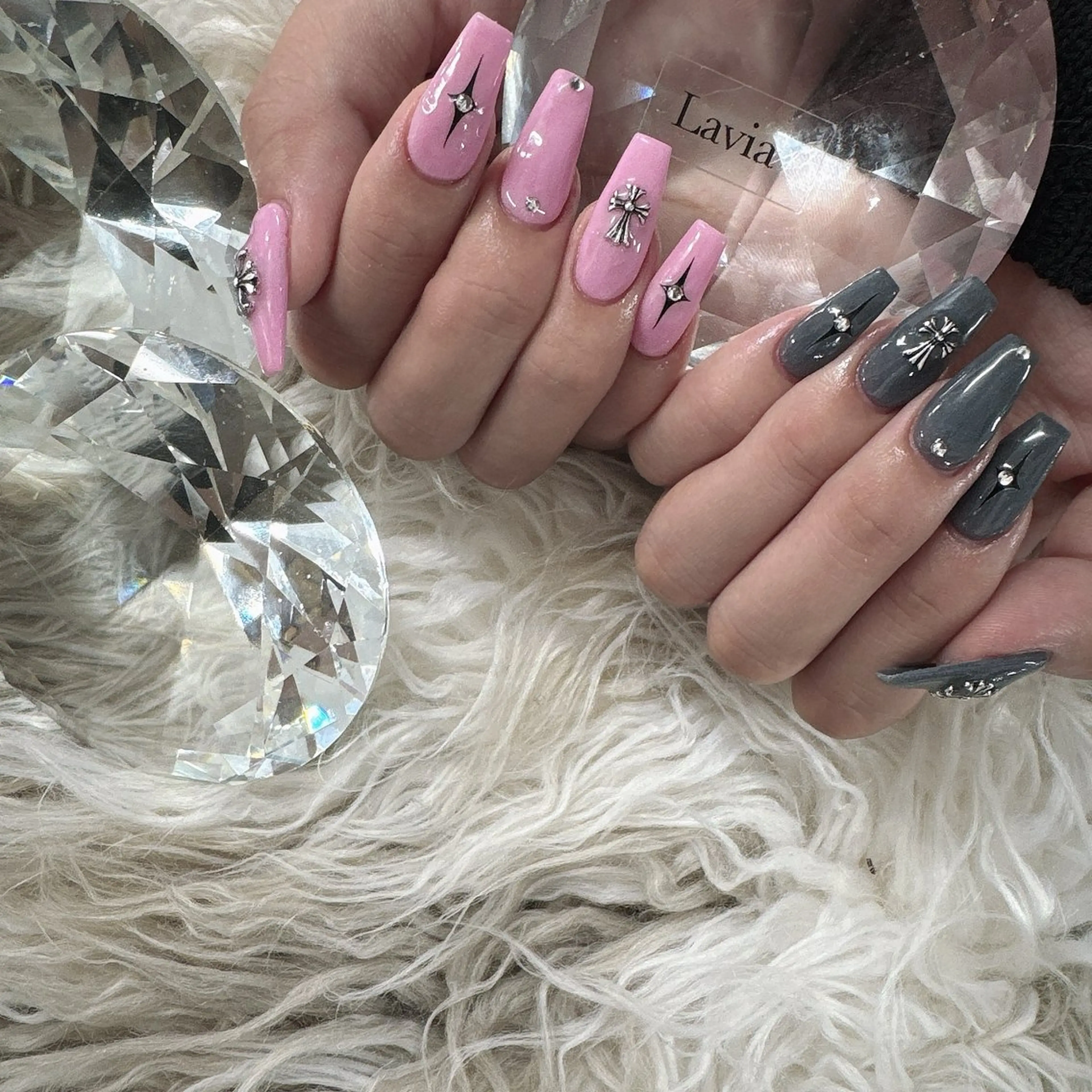 ネイル ハンドネイル Lavia nail＆eyelash所属・lavia🖤 ayumiのネイルデザイン