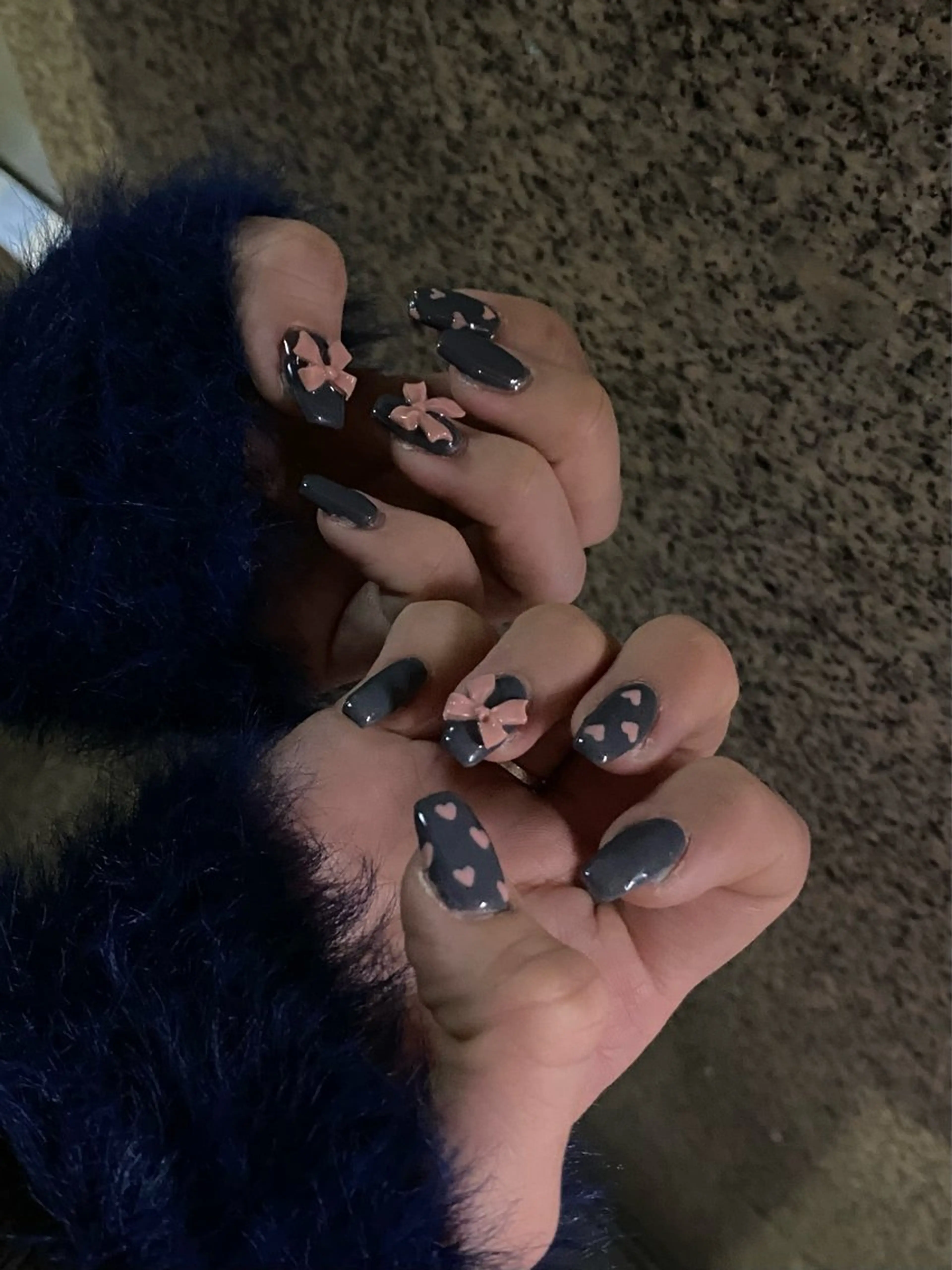 ネイル 【nail /暖色 カラー】ナナコ🎀のネイルデザイン