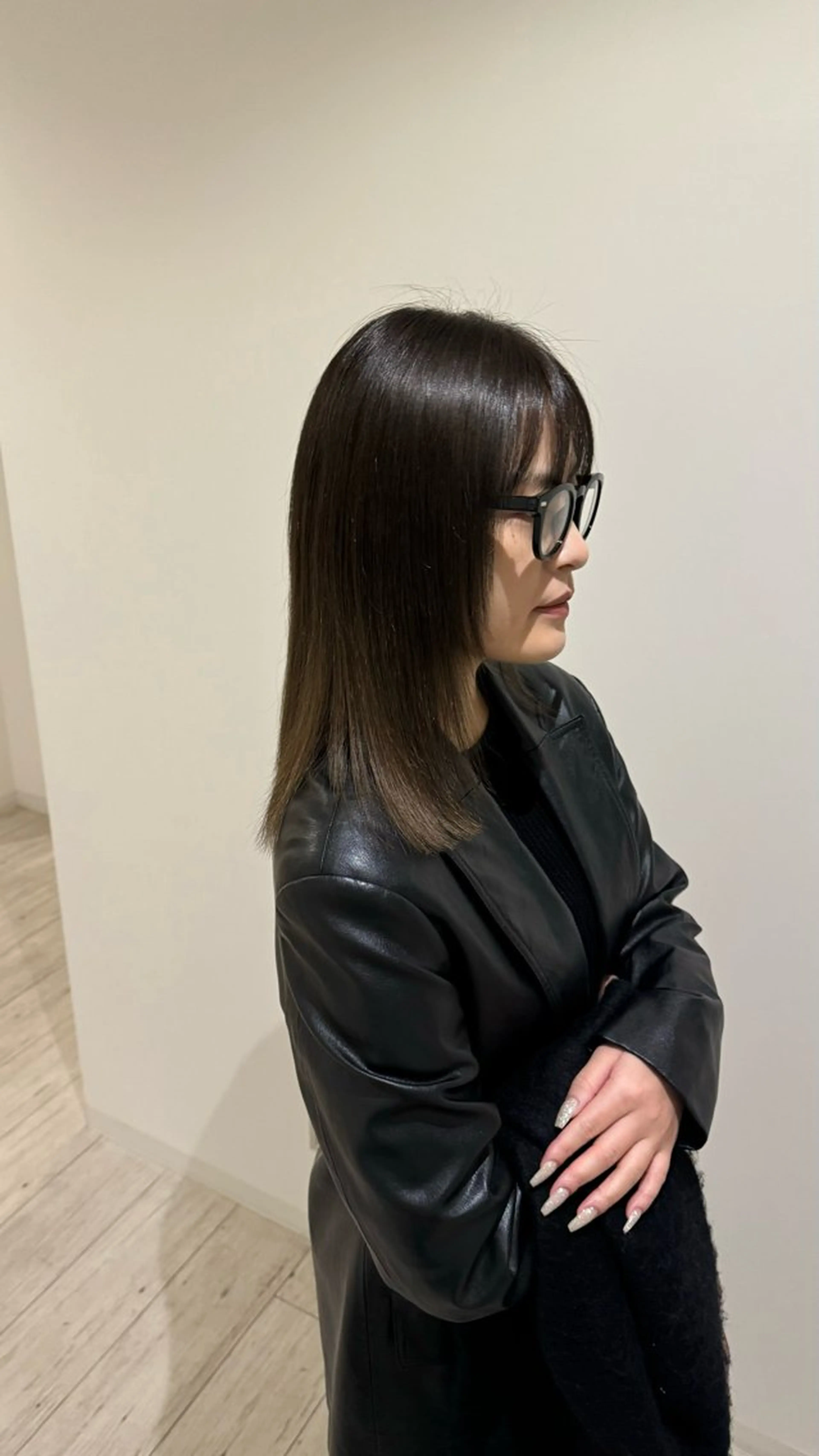 ミディアム カラー カット Real me　京都 四条烏丸ドゥエ店所属・タナカ｜ 京都美容師のヘアスタイル