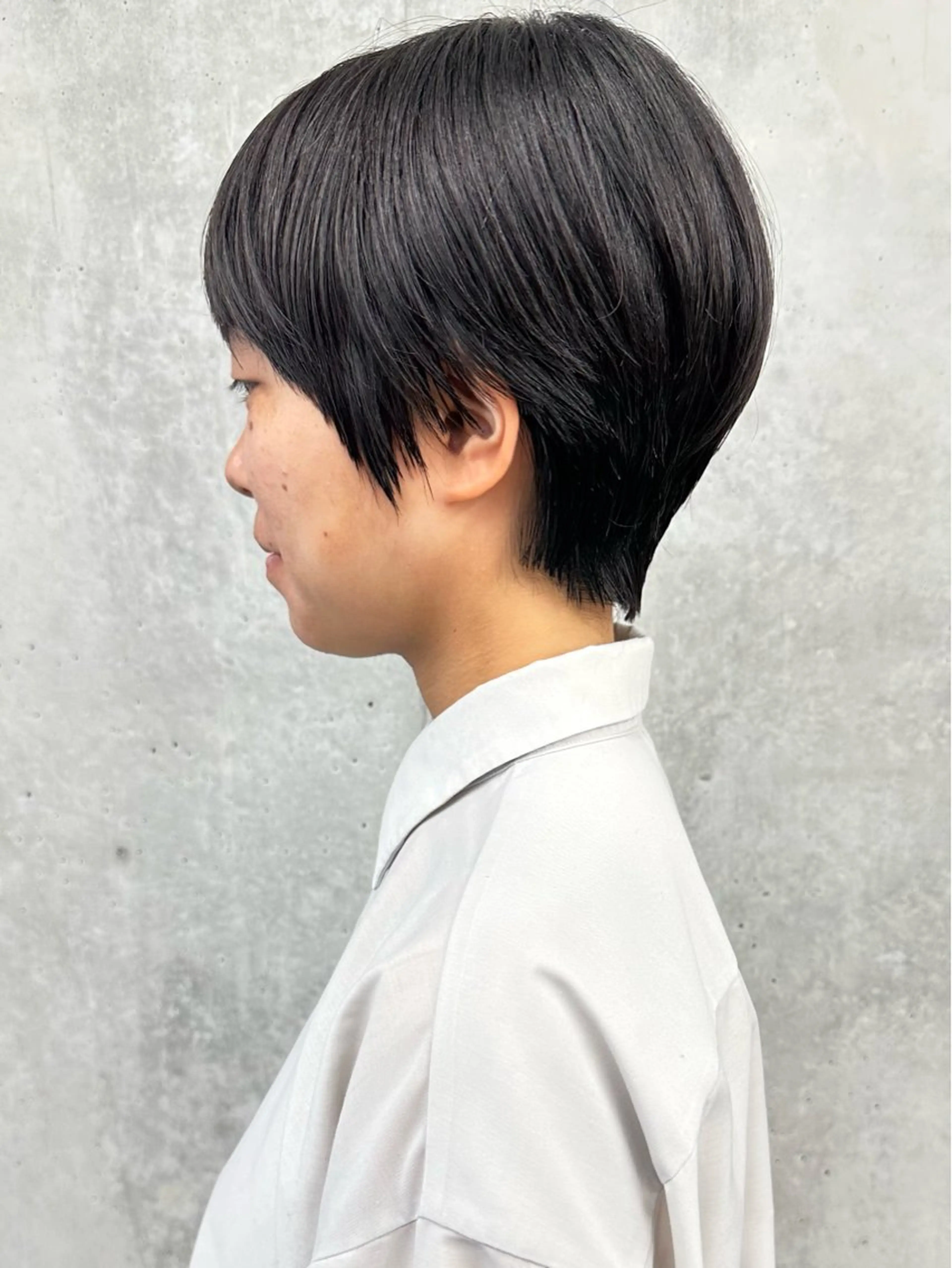 ショート ショートヘア カット トリートメント ヘッドスパ とうい/パーマボブ/ くせ毛/丸みボブのヘアスタイル