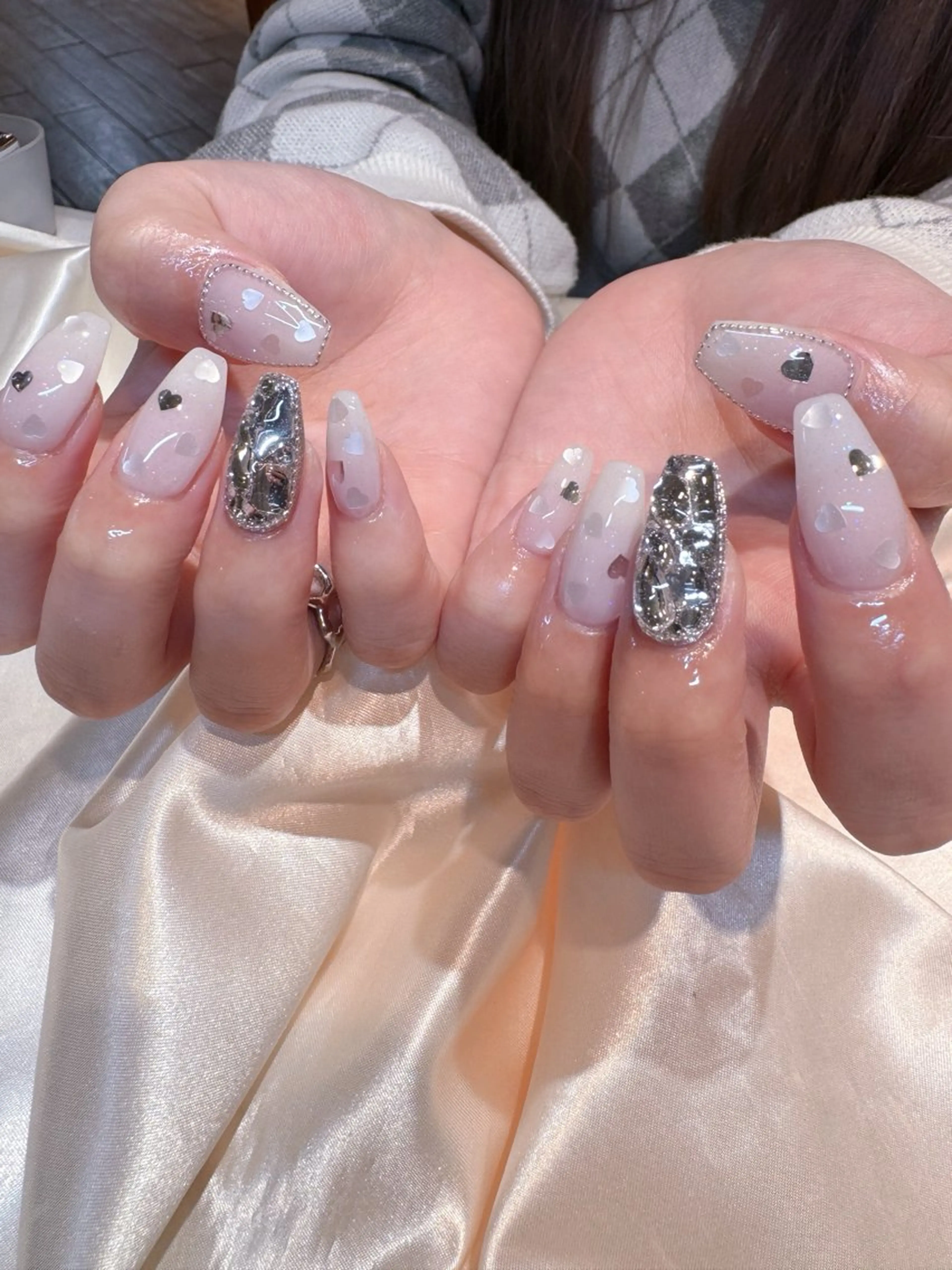 ネイル ハンドネイル 𝐘𝐔𝐊𝐈 💖のネイルデザイン