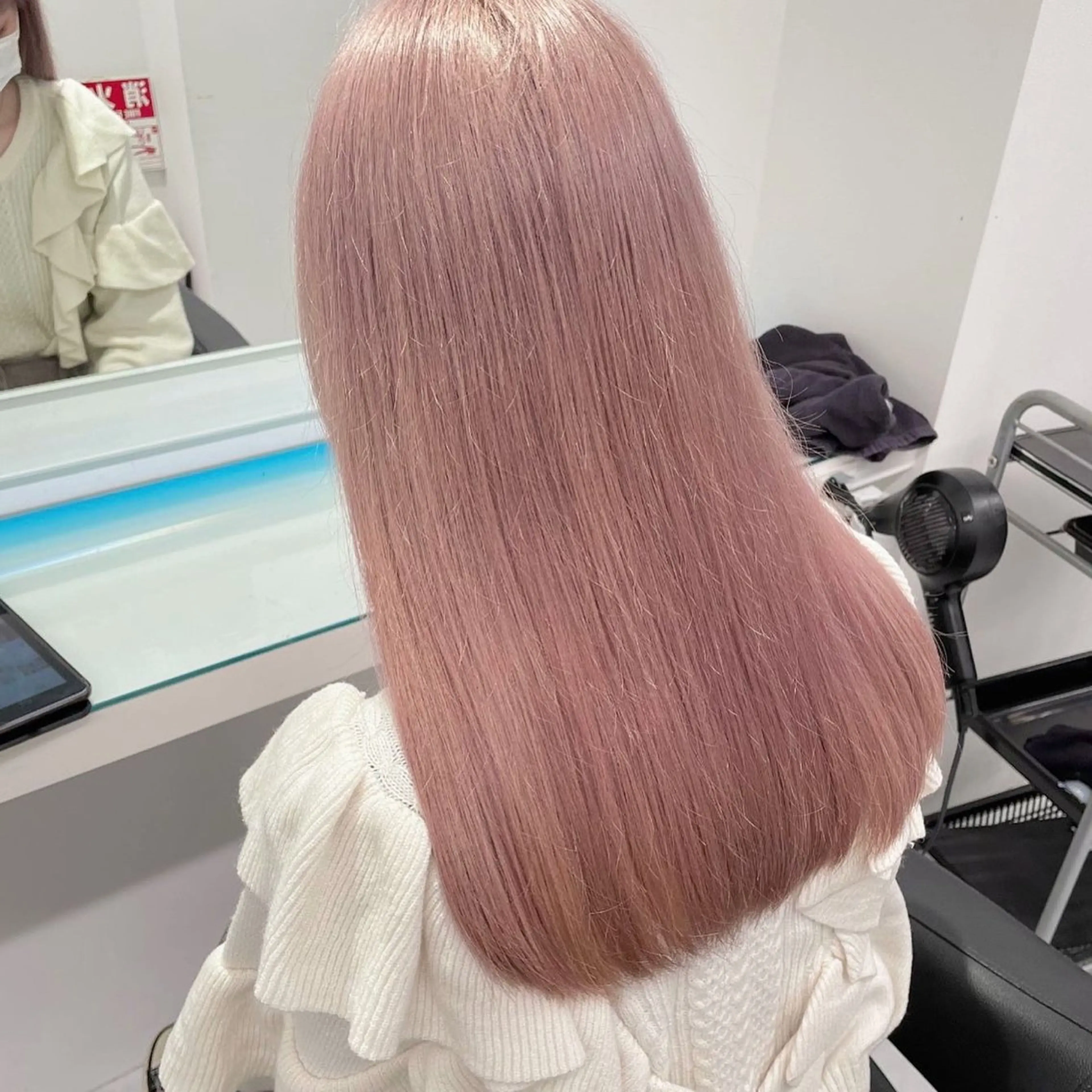 ロング カラー ヘアカラー トリートメント ヘッドスパ ヘアセット 💖可愛い色たくさん 権田やすなり💖のヘアスタイル