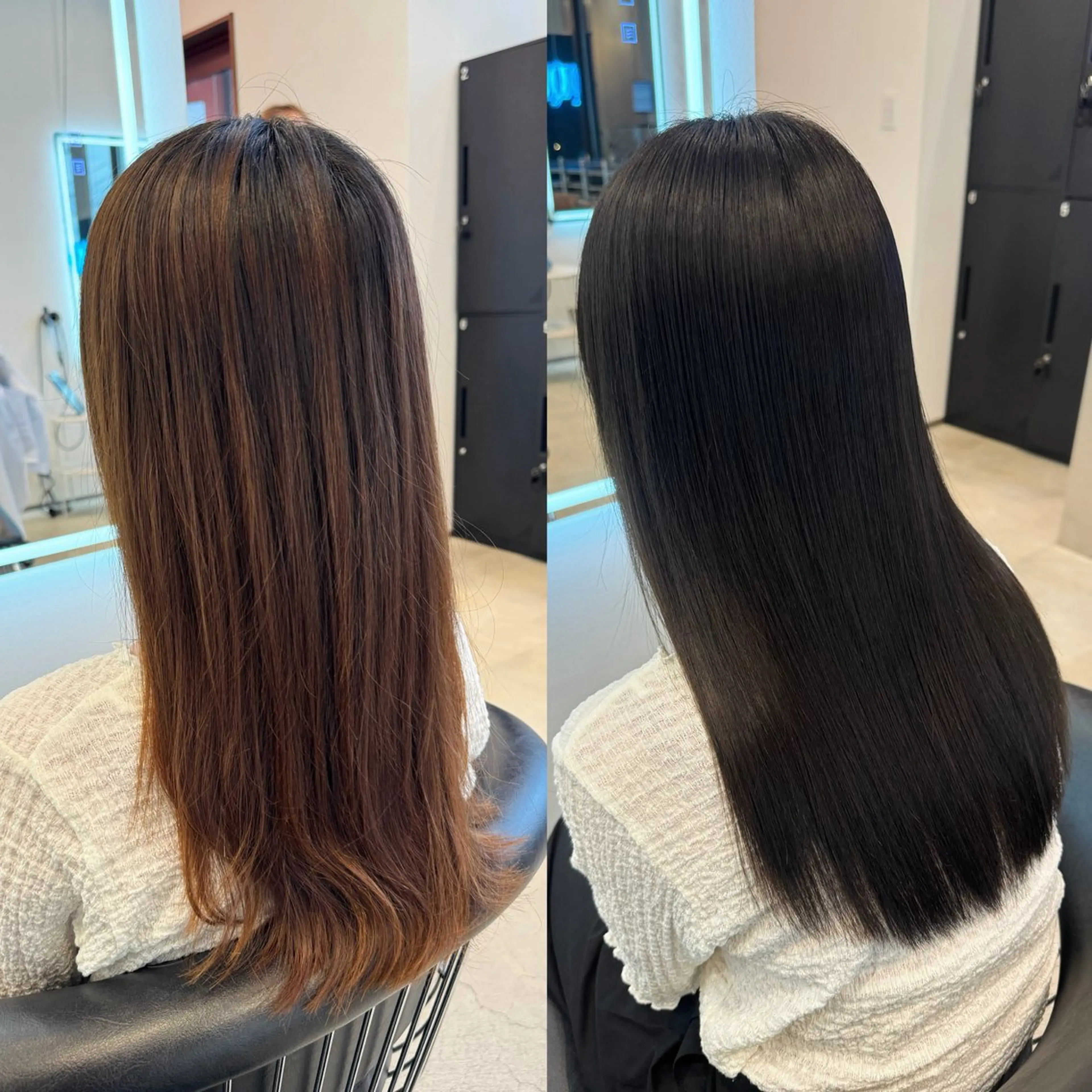 セミロング 縮毛矯正 トリートメント 1st.hair.salon伊勢崎店所属・伊勢崎/似合せカット 🇰🇷KEIGO‪のヘアスタイル