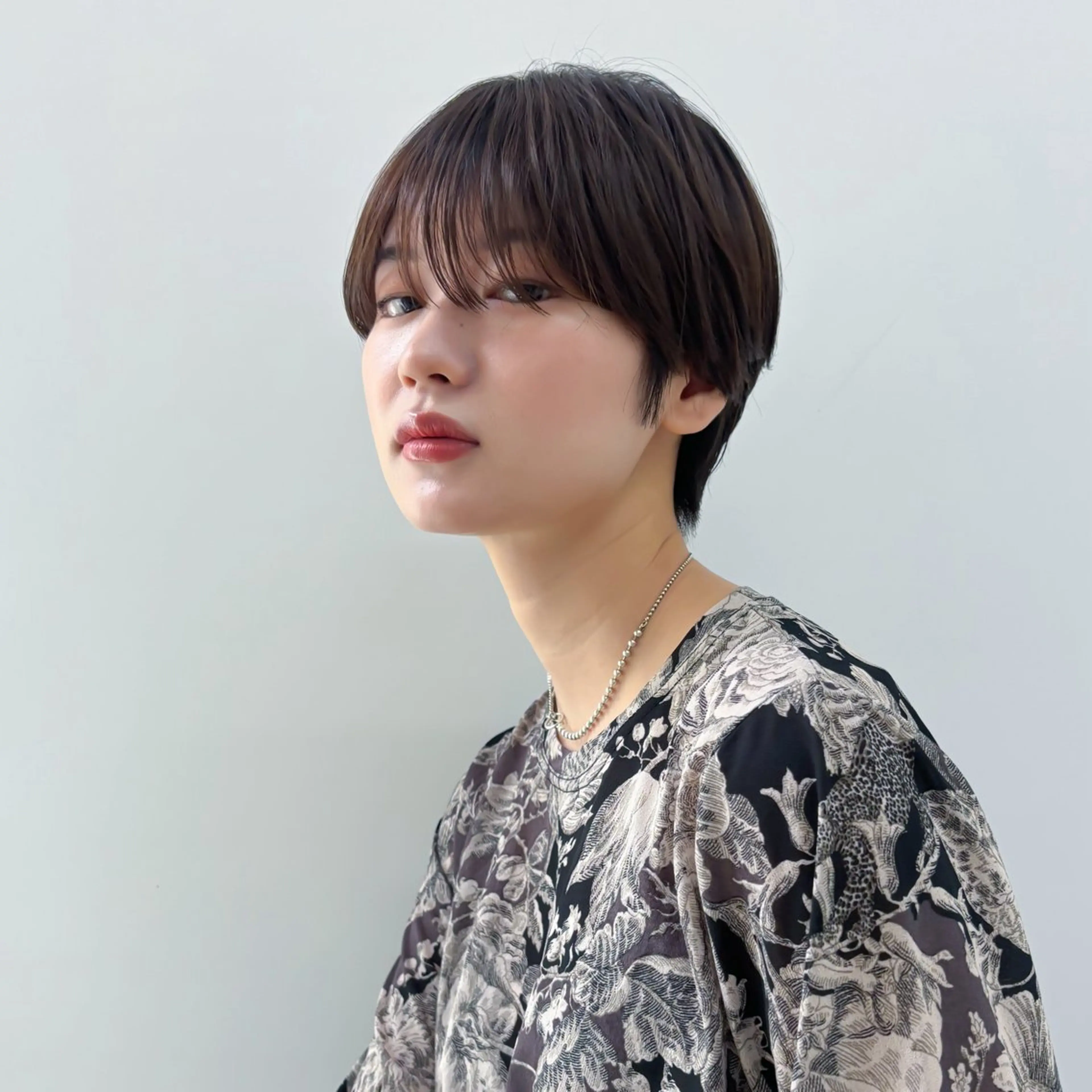 ショート 透明感抜群オリーブ/ ショウキのヘアスタイル