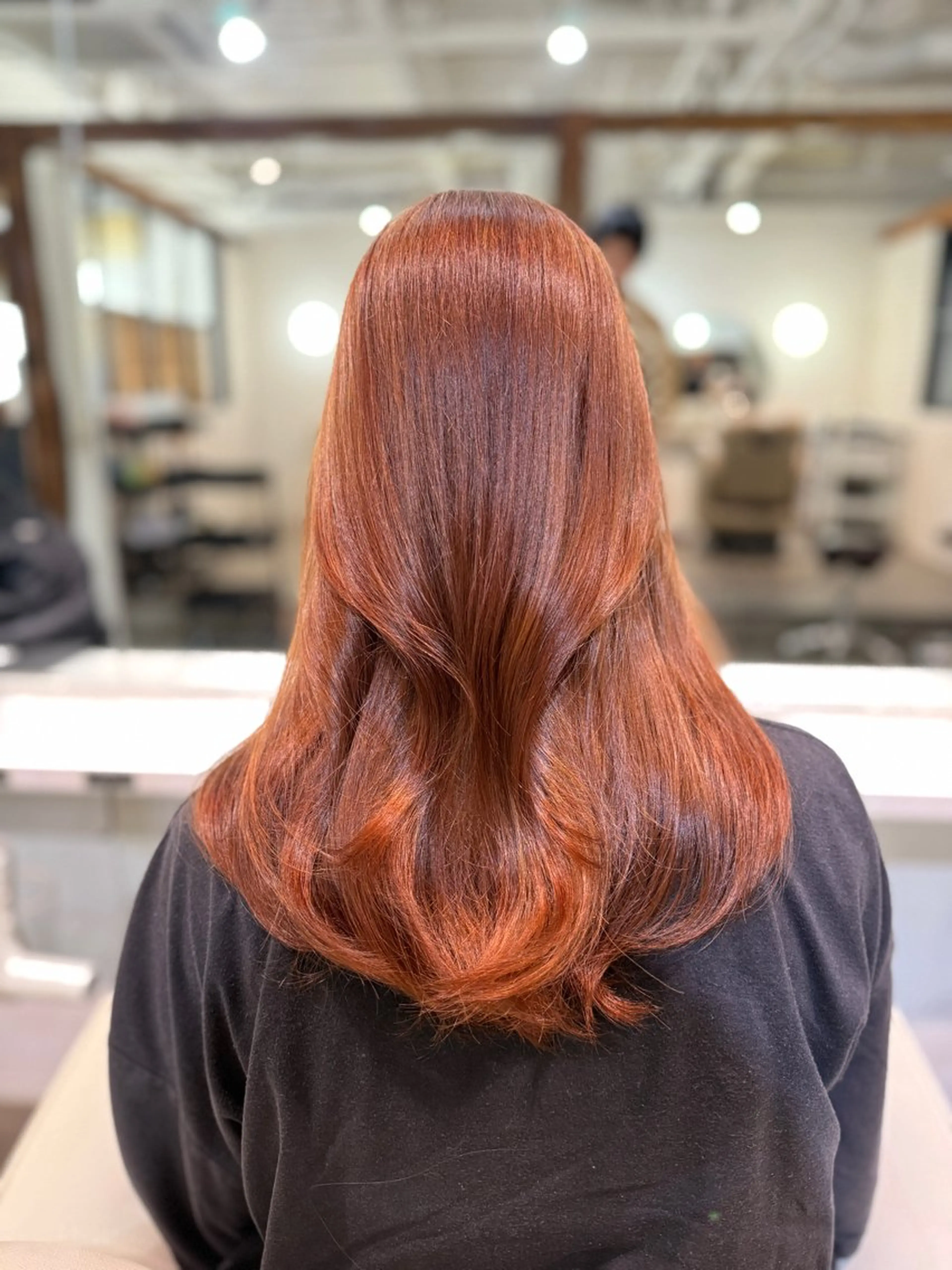 ロング カラー カット ヘアカラー トリートメント 京都韓国ヘア🇰🇷 /髪質改善/レイヤーのヘアスタイル