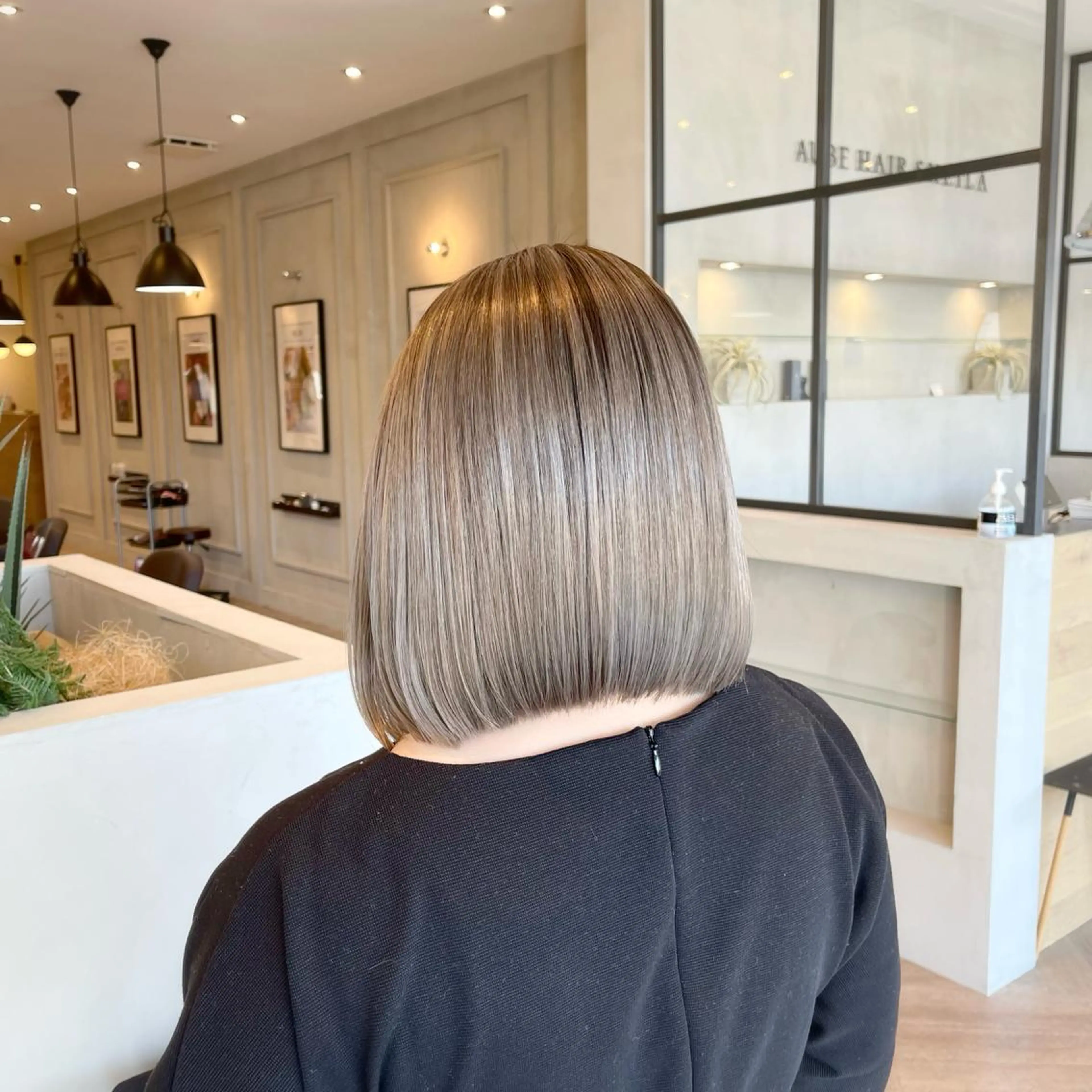 ショート カラー バレイヤージュ デザインカラー ハイライトカラー 外国人風カラー ハイライト アンドウ ユウ/ レイヤーカット/韓国のヘアスタイル