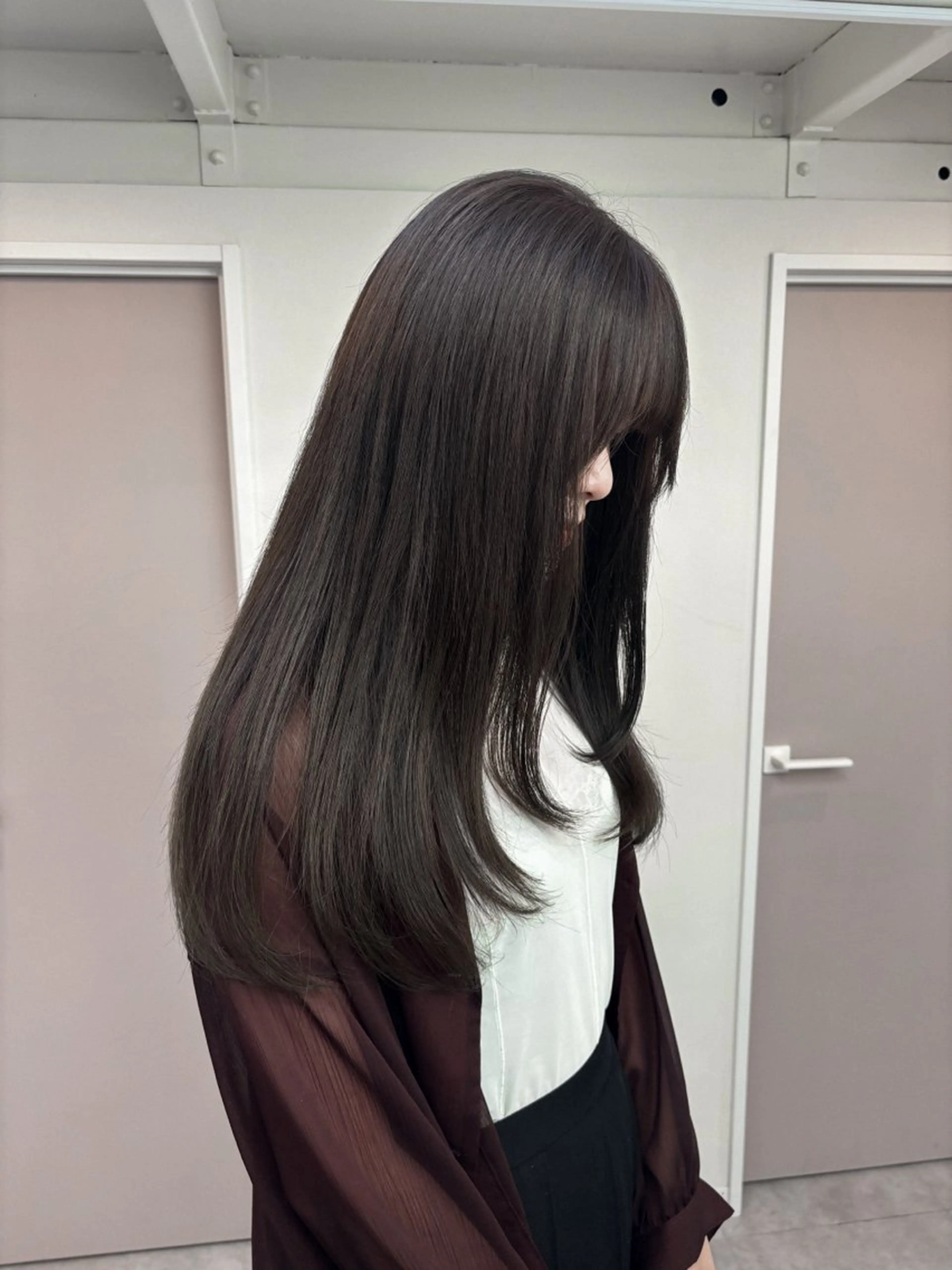 ロング ヘアカラー トリートメント 【抜け感ヘア🌿】 natuna.のヘアスタイル