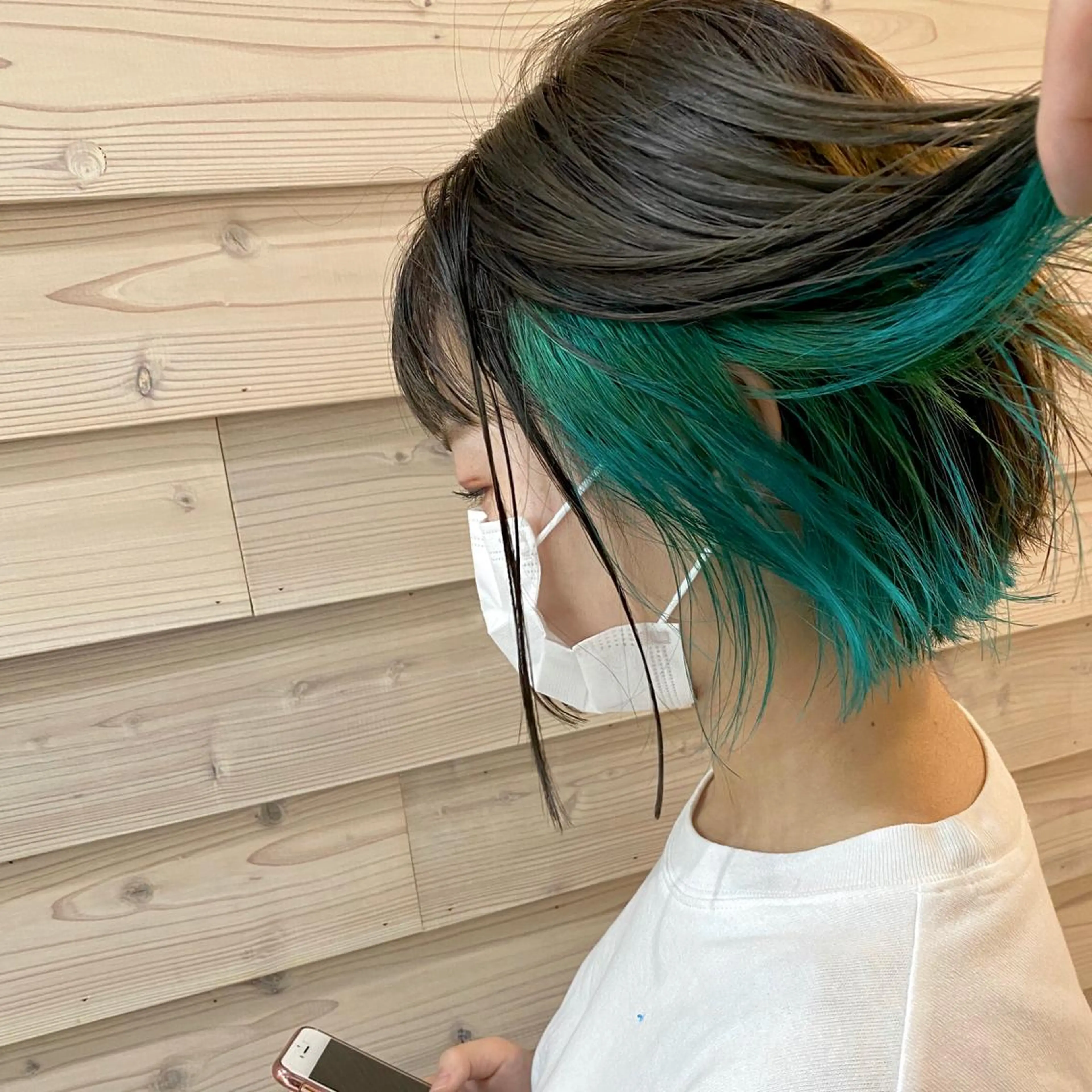 ミディアム Trip 大名🌟 ダブルカラーのヘアスタイル