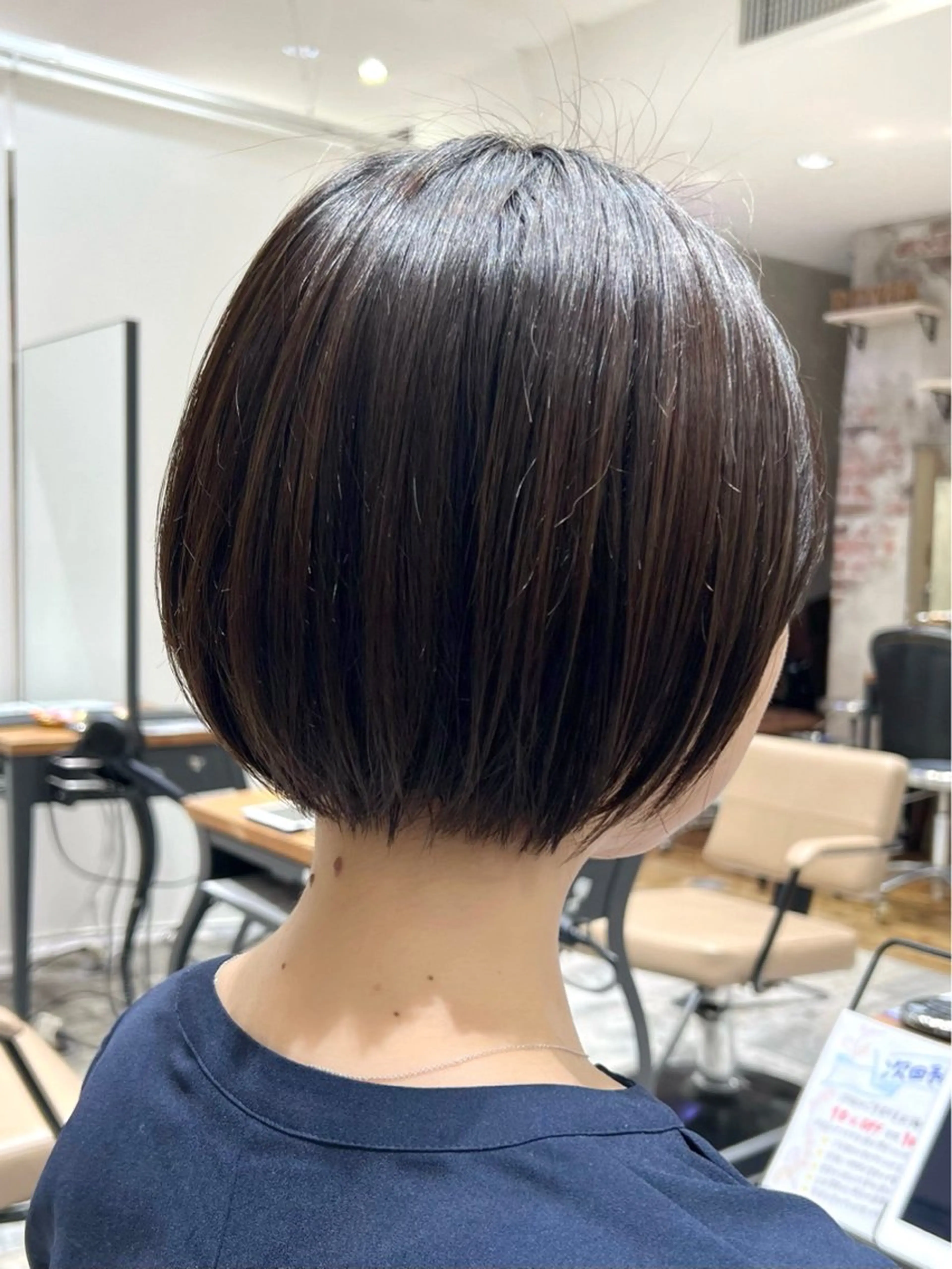 ショート カラー カット ヘアカラー トリートメント 💍新宿ショート 💍岩田莉奈のヘアスタイル