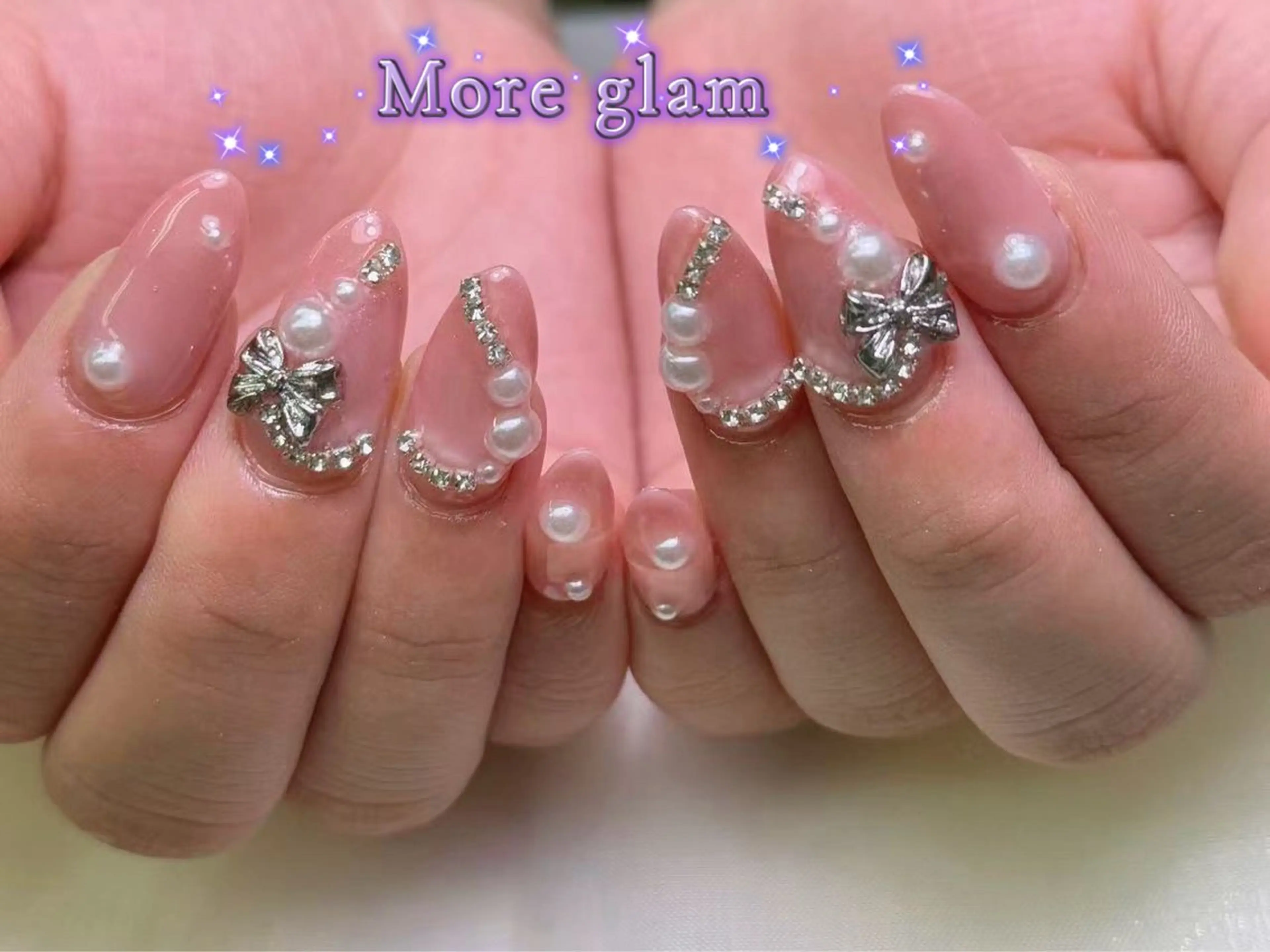 ネイル 韓国ネイル スカルプネイル ワンホンネイル ハンドネイル More Glam 池袋東口店のネイルデザイン