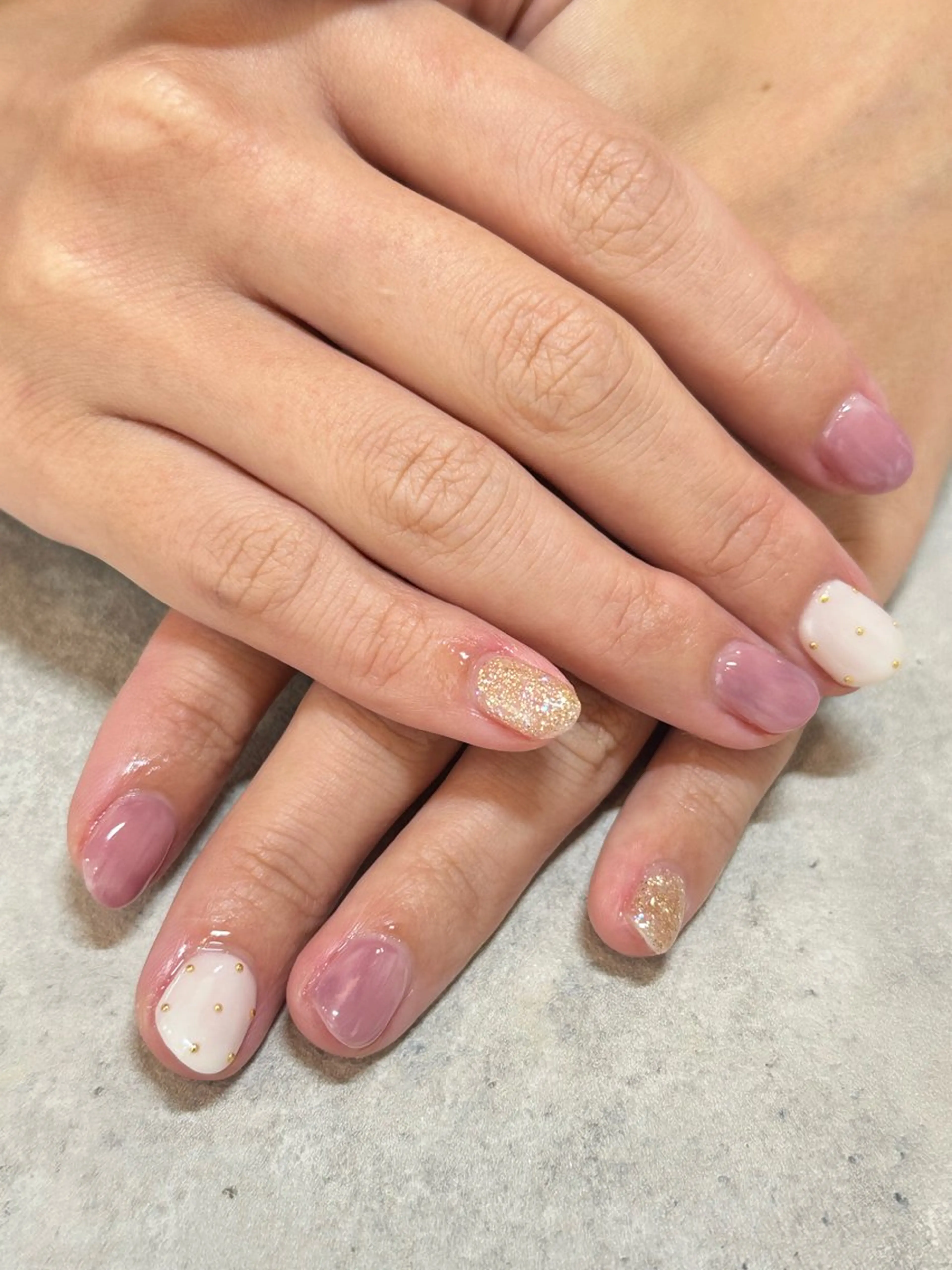 ネイル ハンドネイル ひらい さなのネイルデザイン
