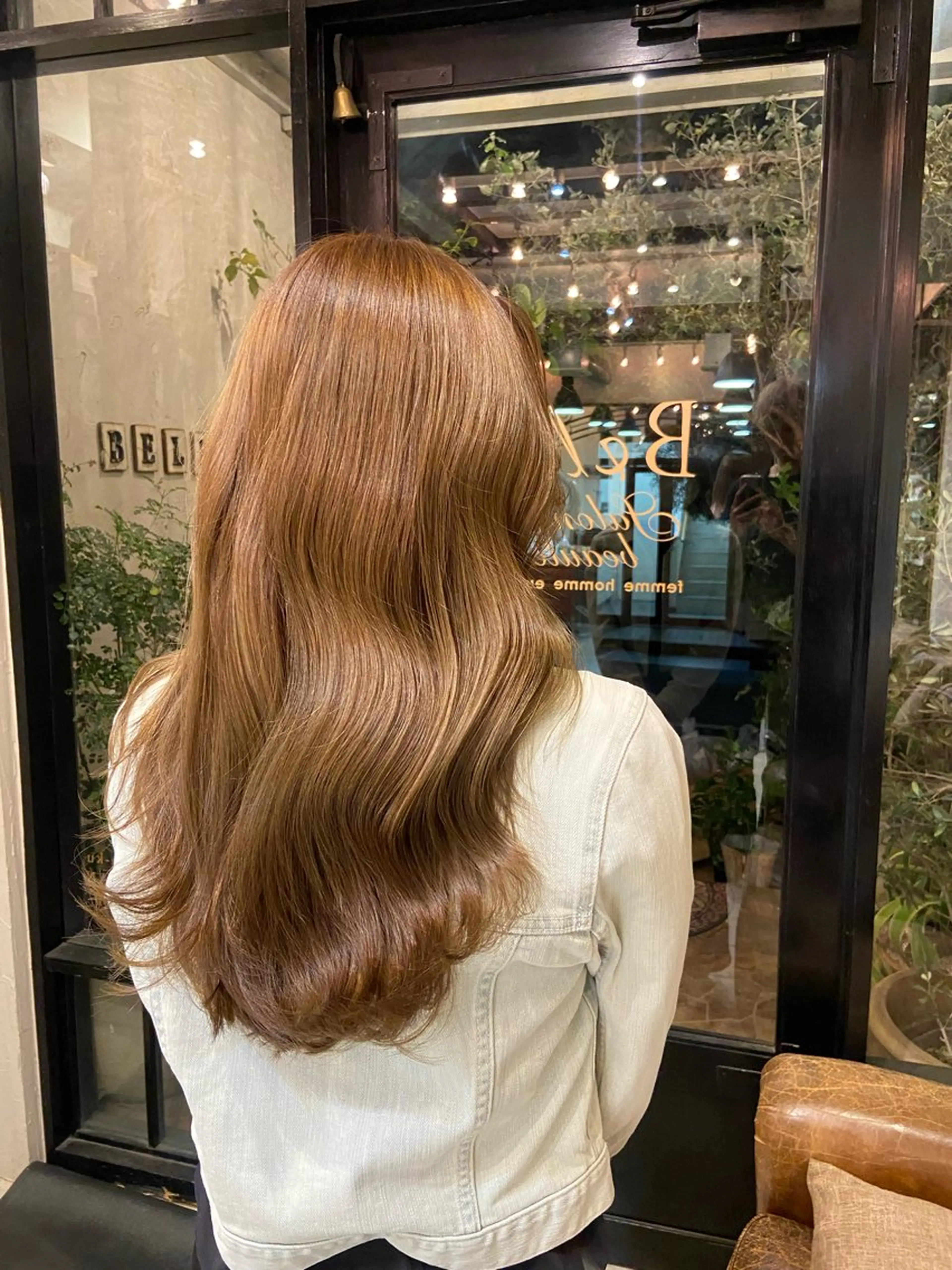 ロング カラー ベージュカラー オリーブベージュ カット ヘアカラー トリートメント ダメージレス美容師 🌱水島侑理のヘアスタイル