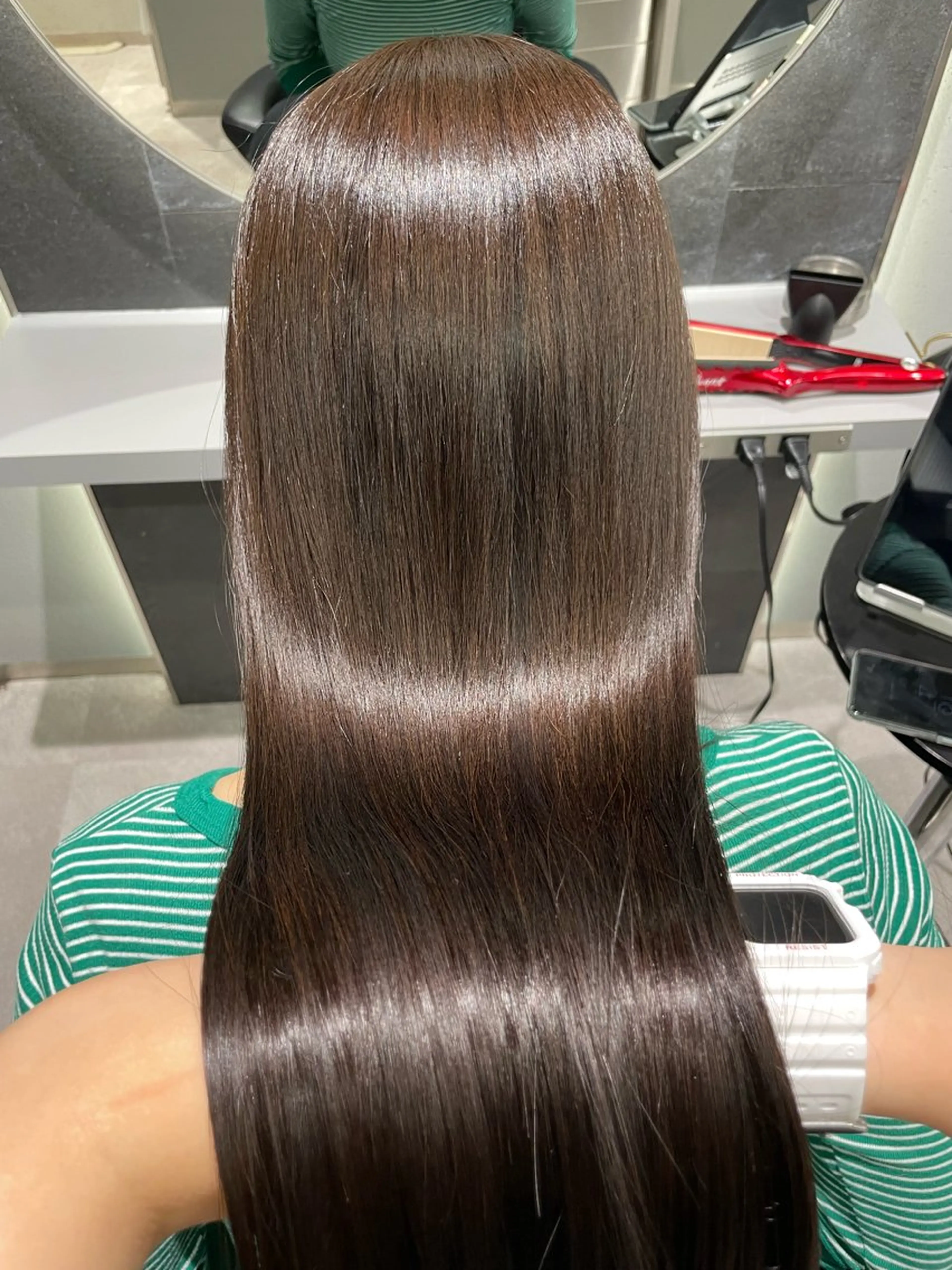 ロング 韓国ヘア AYUMIのヘアスタイル