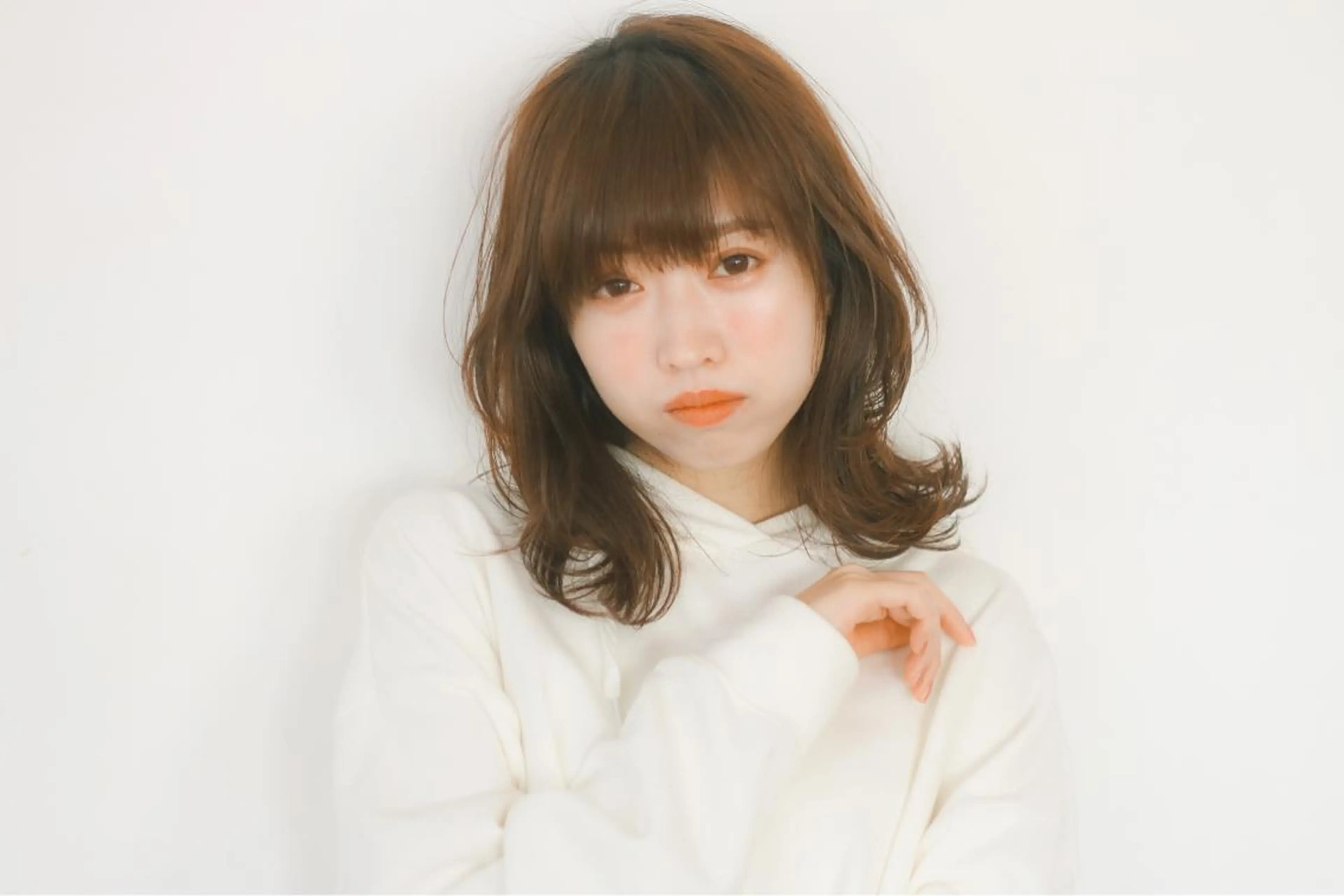 ミディアム レイヤーカット 吉田 浩太郎のヘアスタイル