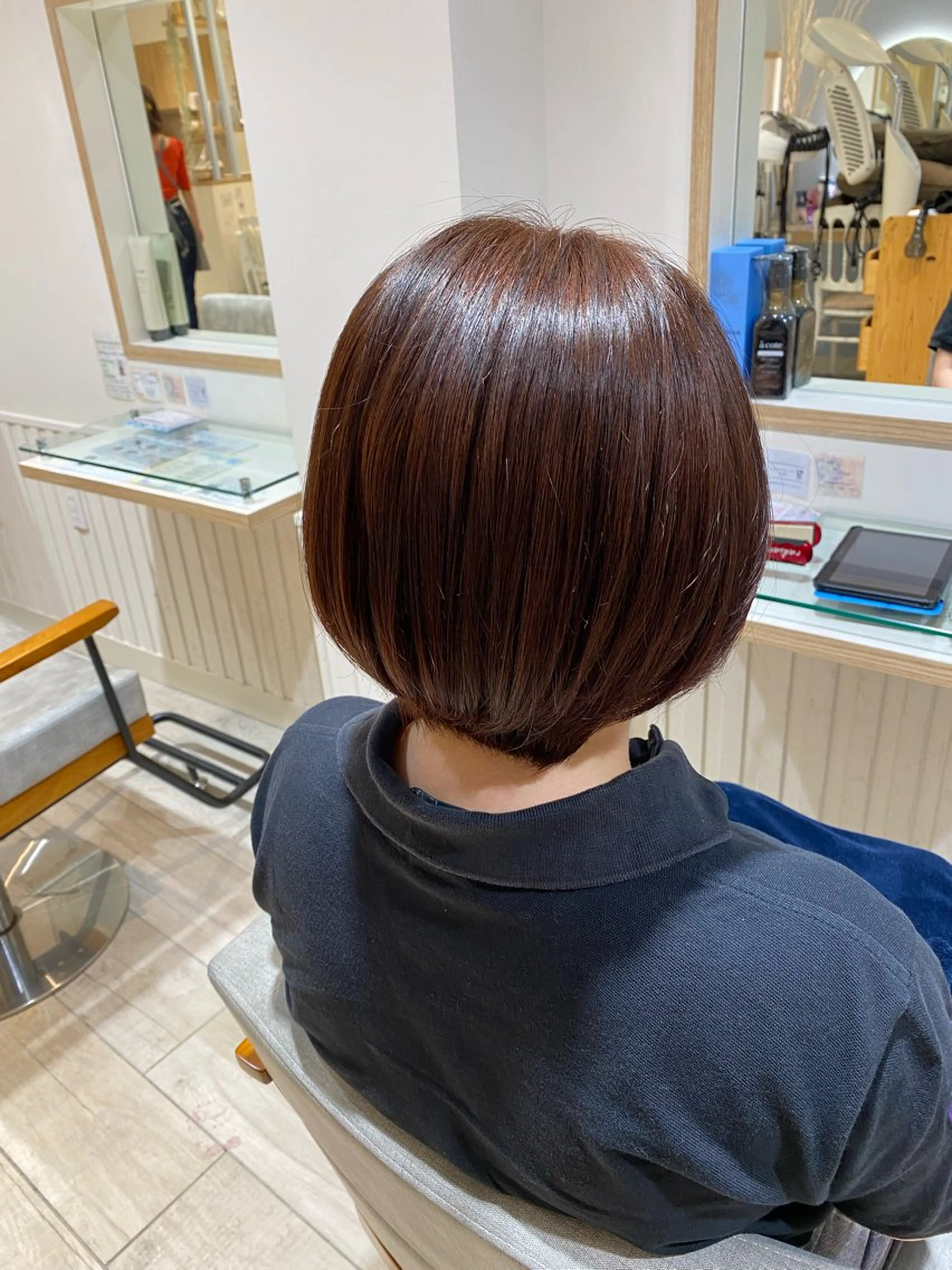 🫧10分ミントスパ付き！🫧レディースカット／ダメージケアシャンプー（ベリーショート✖︎）の写真