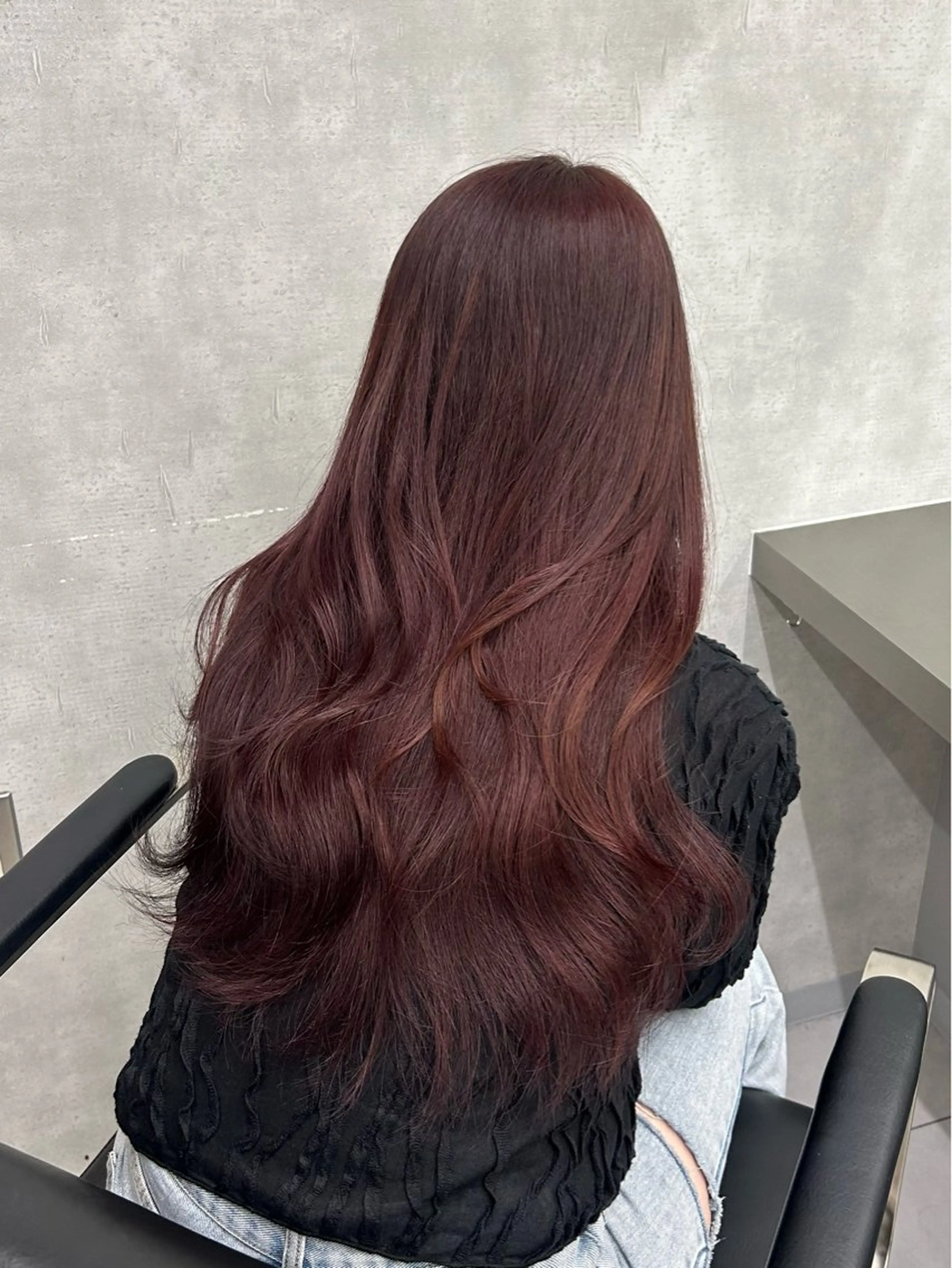 ロング カラー MAEUL NAGOYA所属・⛓韓国IDOLヘア 🥀🖤/あいりのヘアスタイル