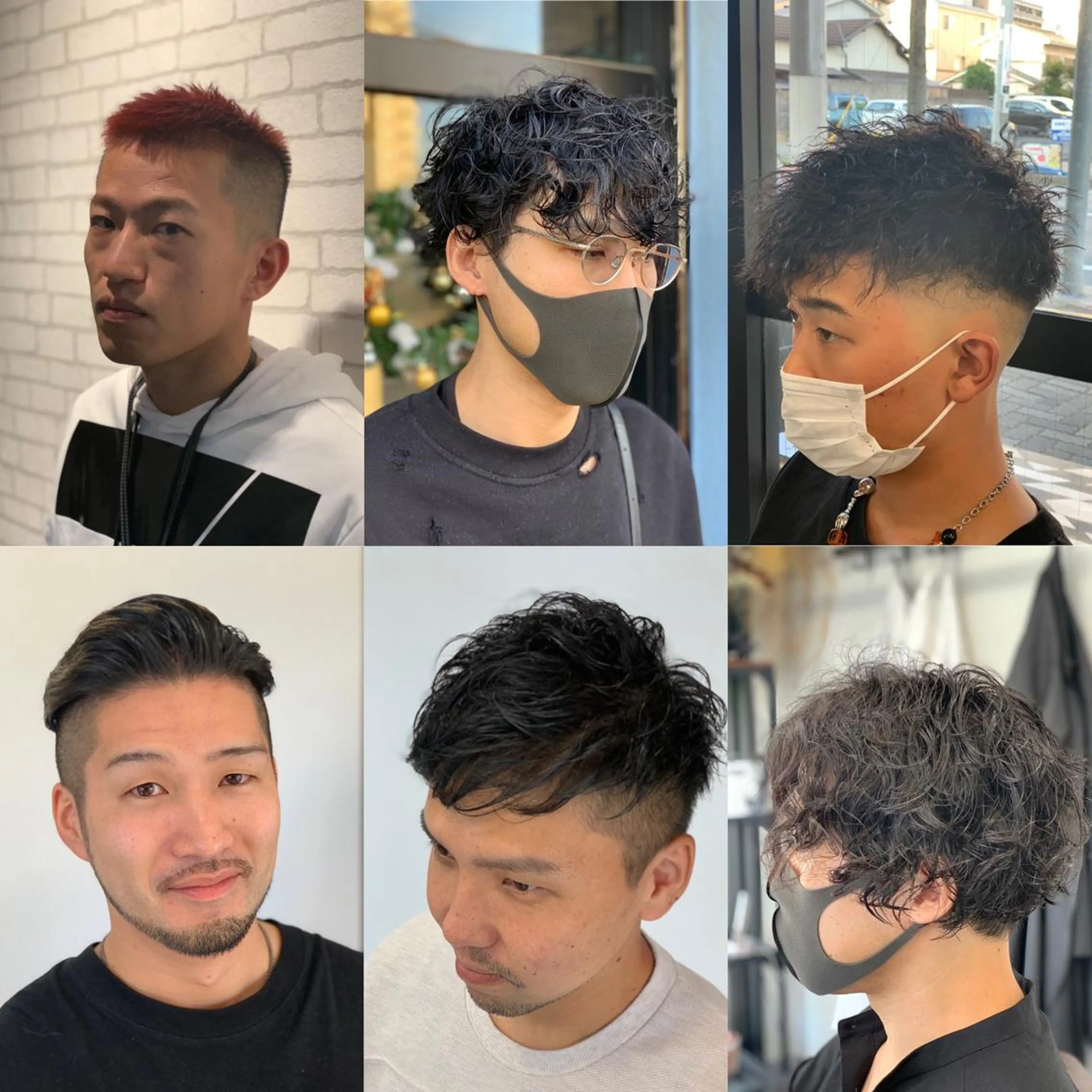 【men’s限定メニュー】カット+パーマ+眉カッ¥8,000 プラス¥1,000で炭酸シャンプも追加できます☆の写真