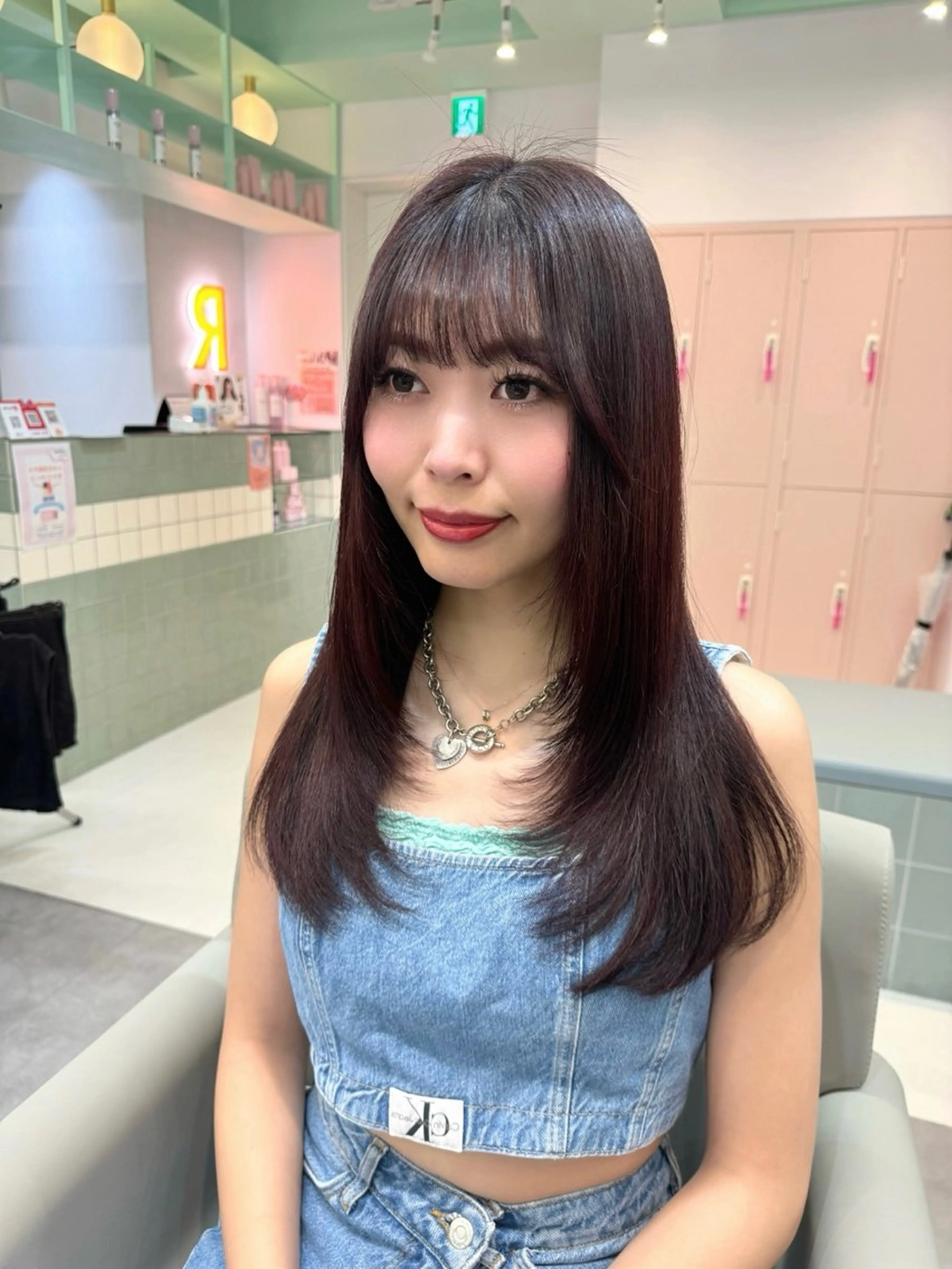 🩷ロングカット+フルカラー+選べるヘアケアの写真