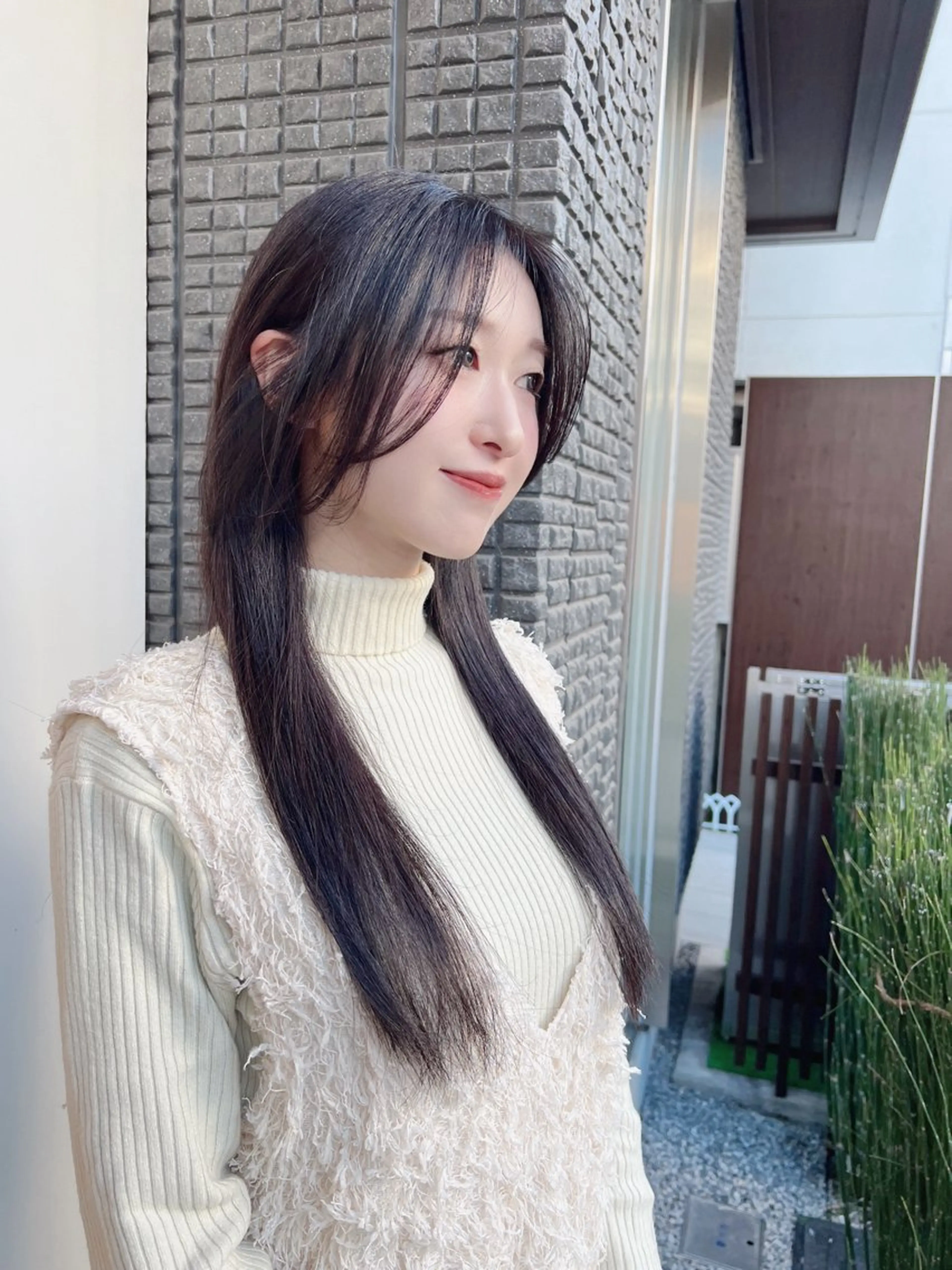 ロング Say.石川葵 ショートボブ前髪のヘアスタイル