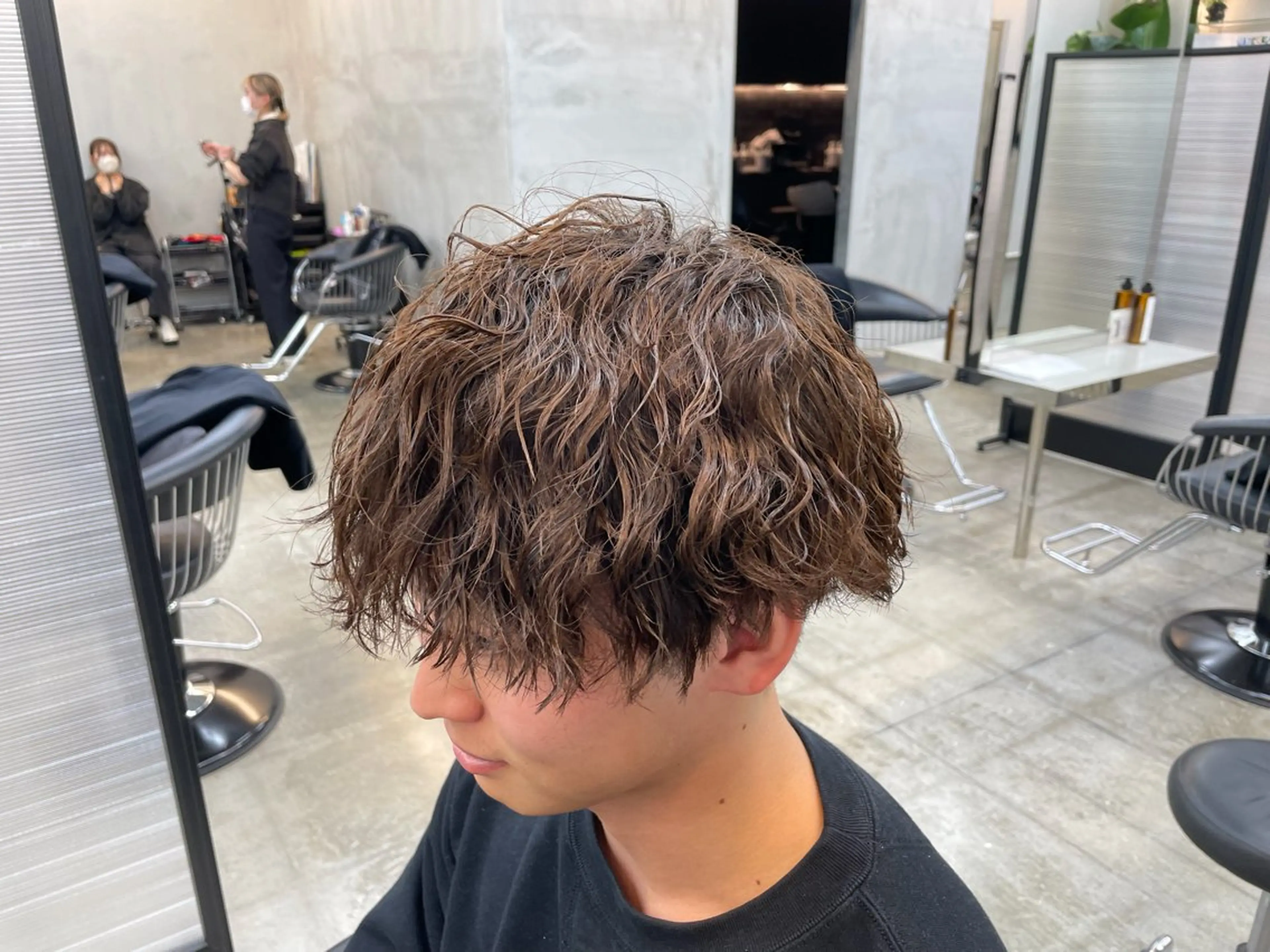 メンズ カット パーマ トリートメント メンズ指名多数✂︎ 松本明日翔のヘアスタイル