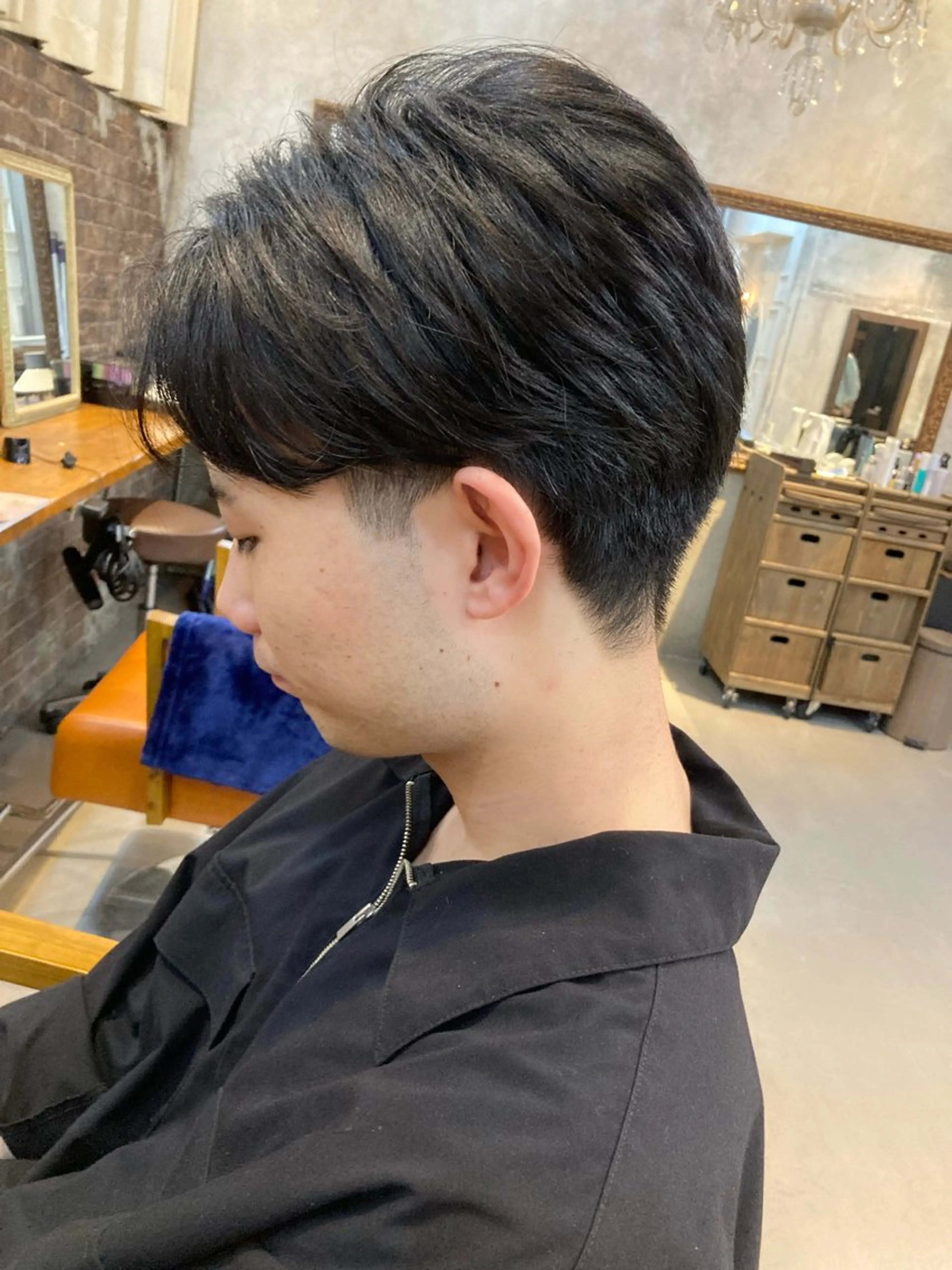 メンズ センターパート メンズパーマ 髪質改善ヘアエステサロンOPSIA所属・髪質改善🌸 タケウチハナノのヘアスタイル