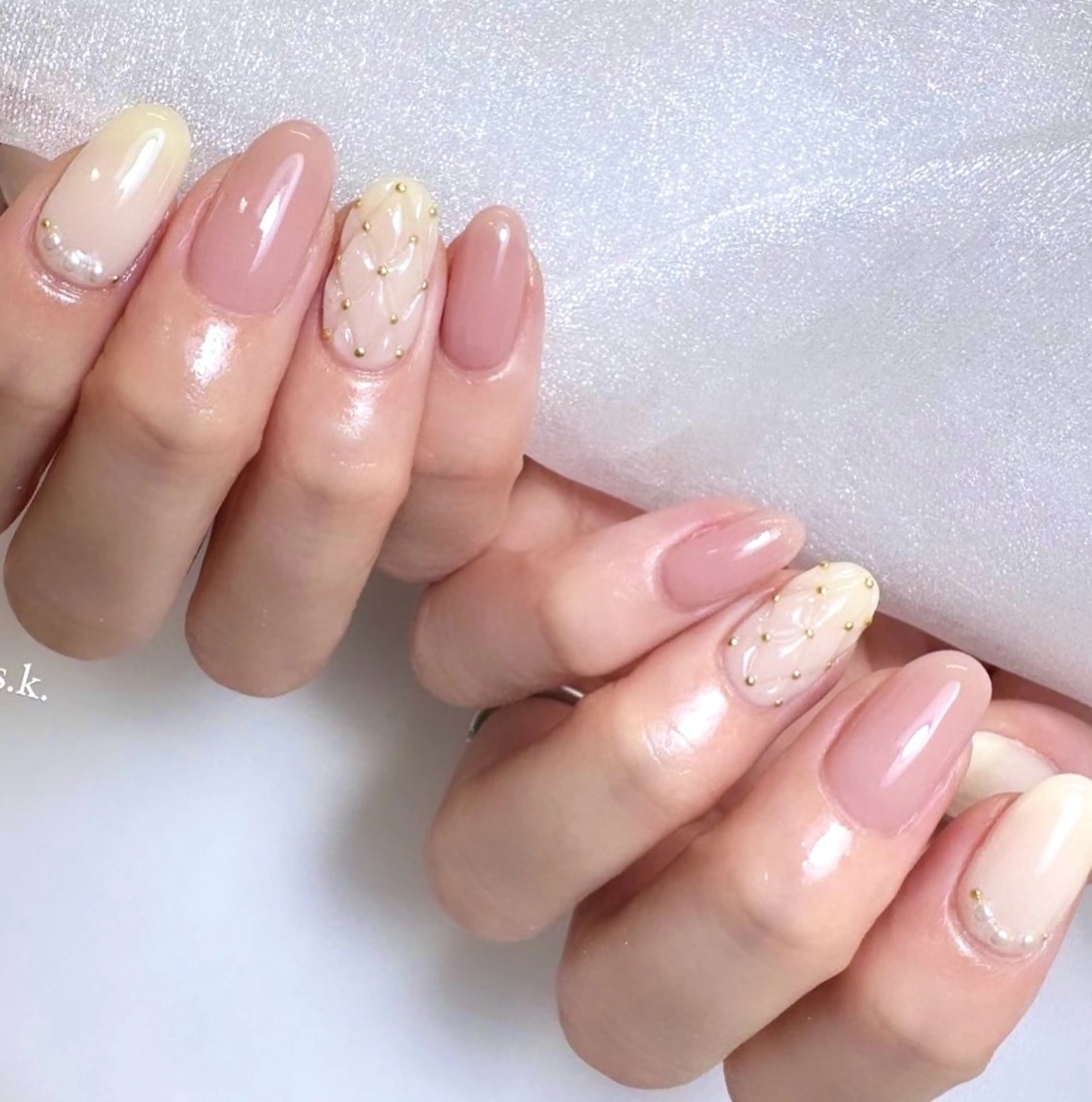 【定額🎀】ワンカラー＋2本アート ¥6240 オフありの写真