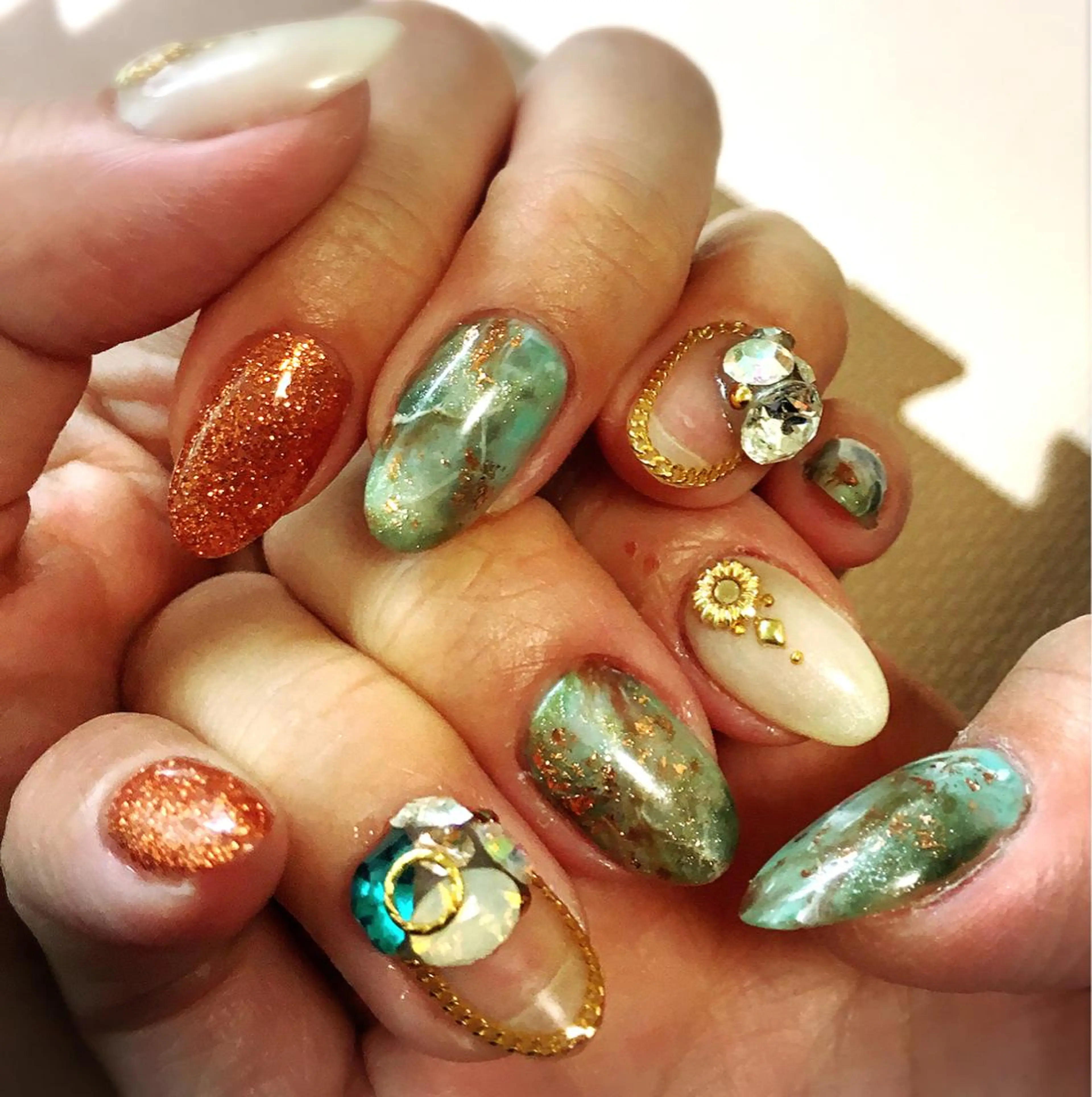 ネイル 大理石ネイル(マーブル) syuri nailのネイルデザイン