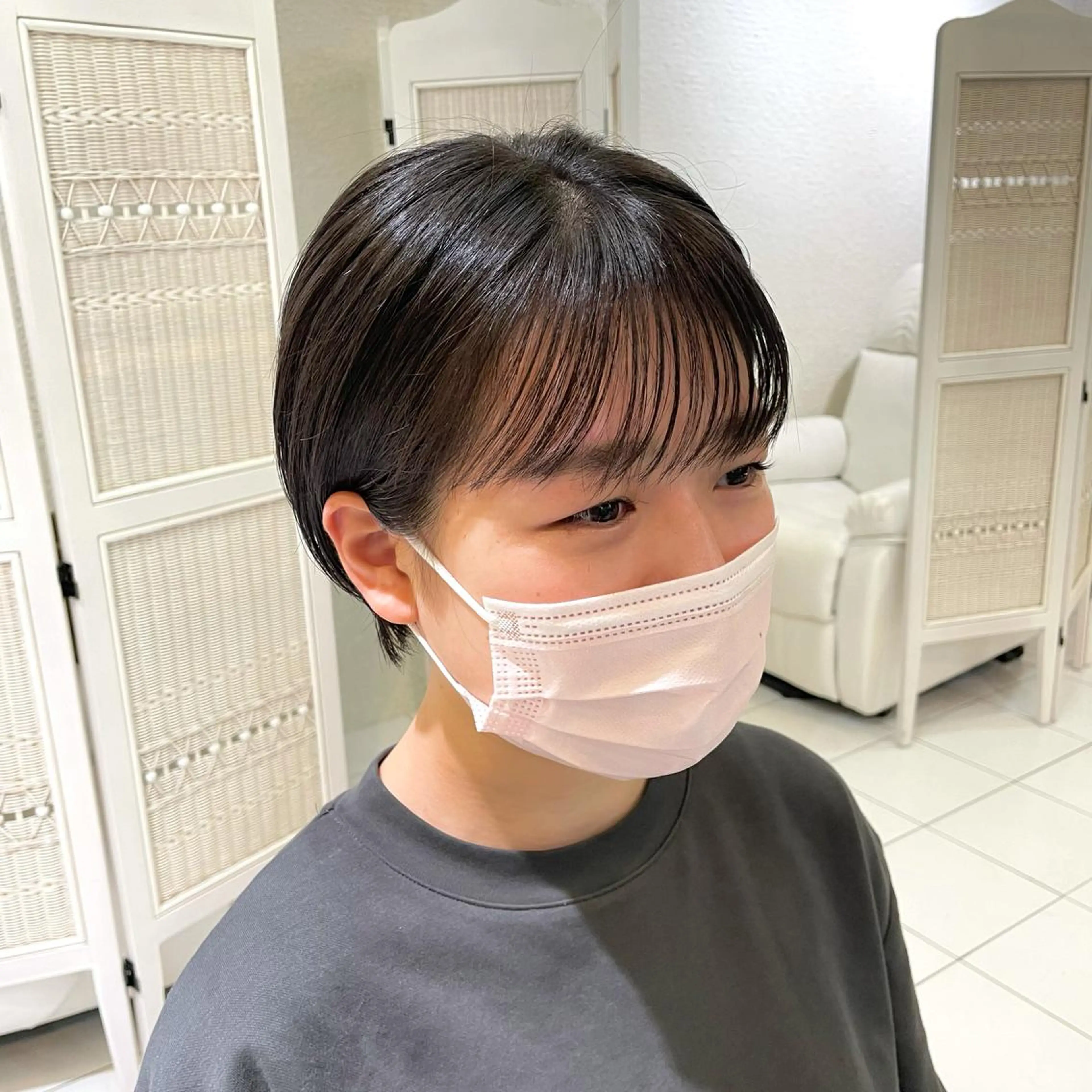 ショート ショートヘア 透明感カラー/ 寺田千雅子のヘアスタイル