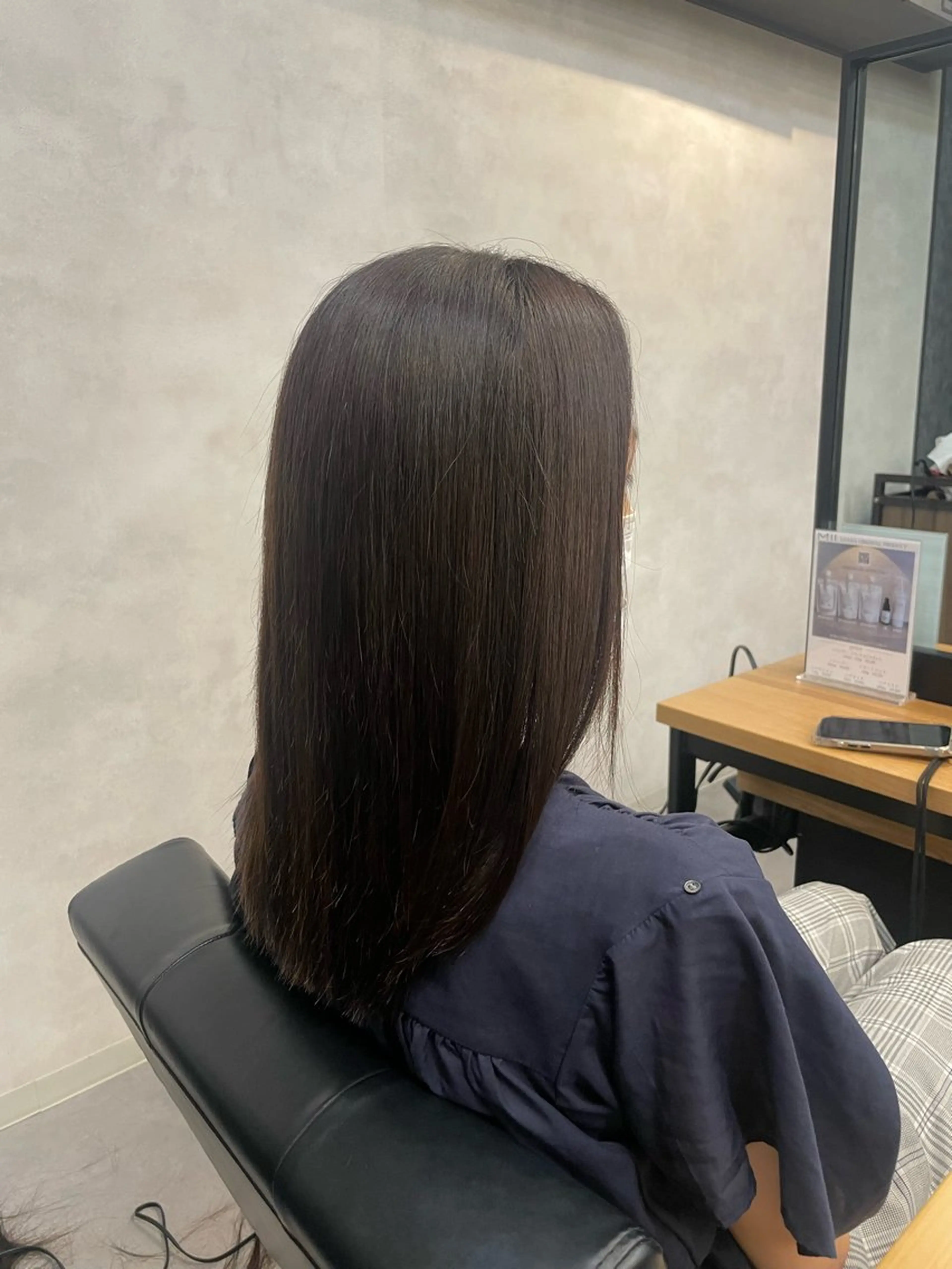 セミロング カラー カット ヘアカラー トリートメント 今村 南穂のヘアスタイル
