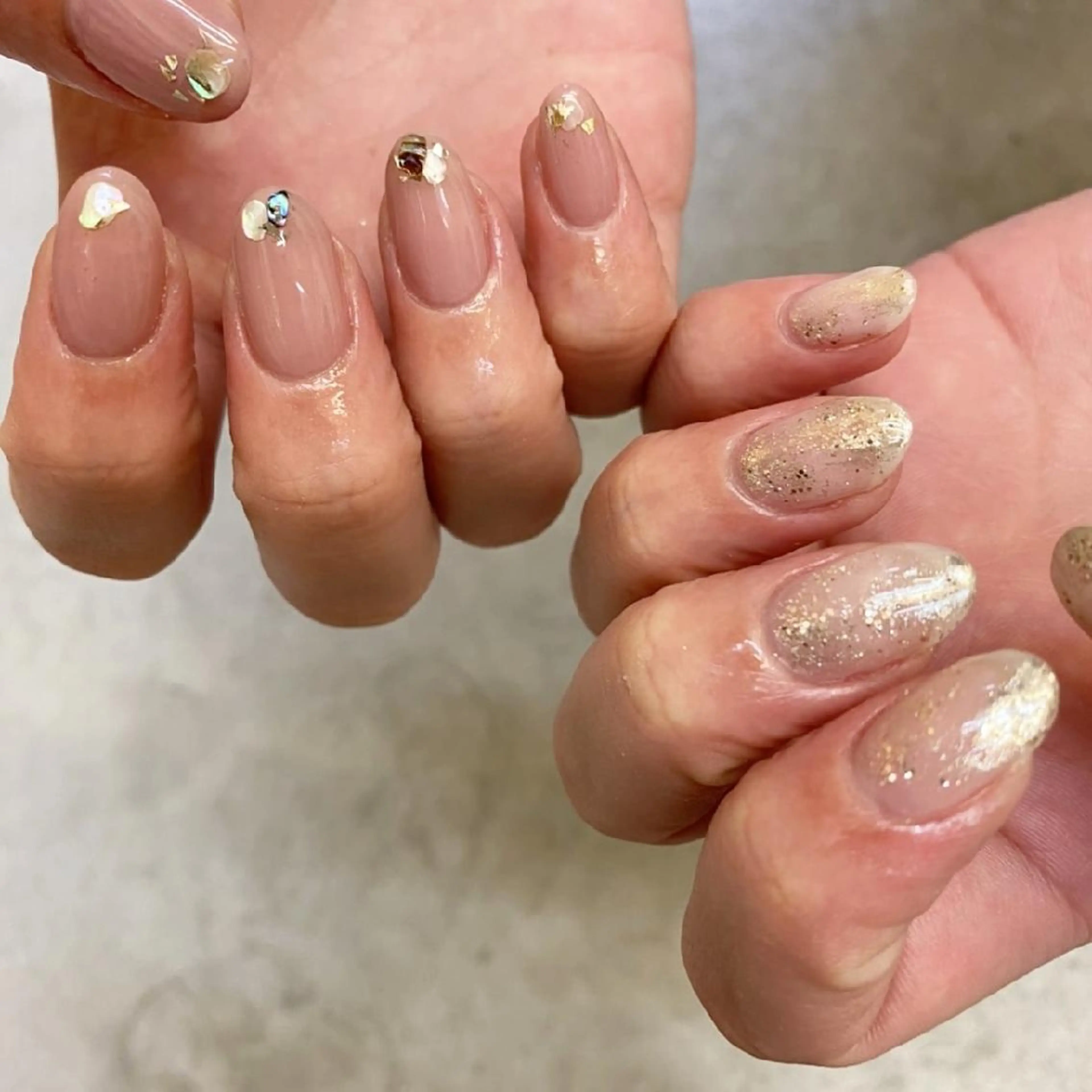 ネイル ジェルネイル ニュアンスネイル パラジェル ハンドネイル Cariina ☺のネイルデザイン