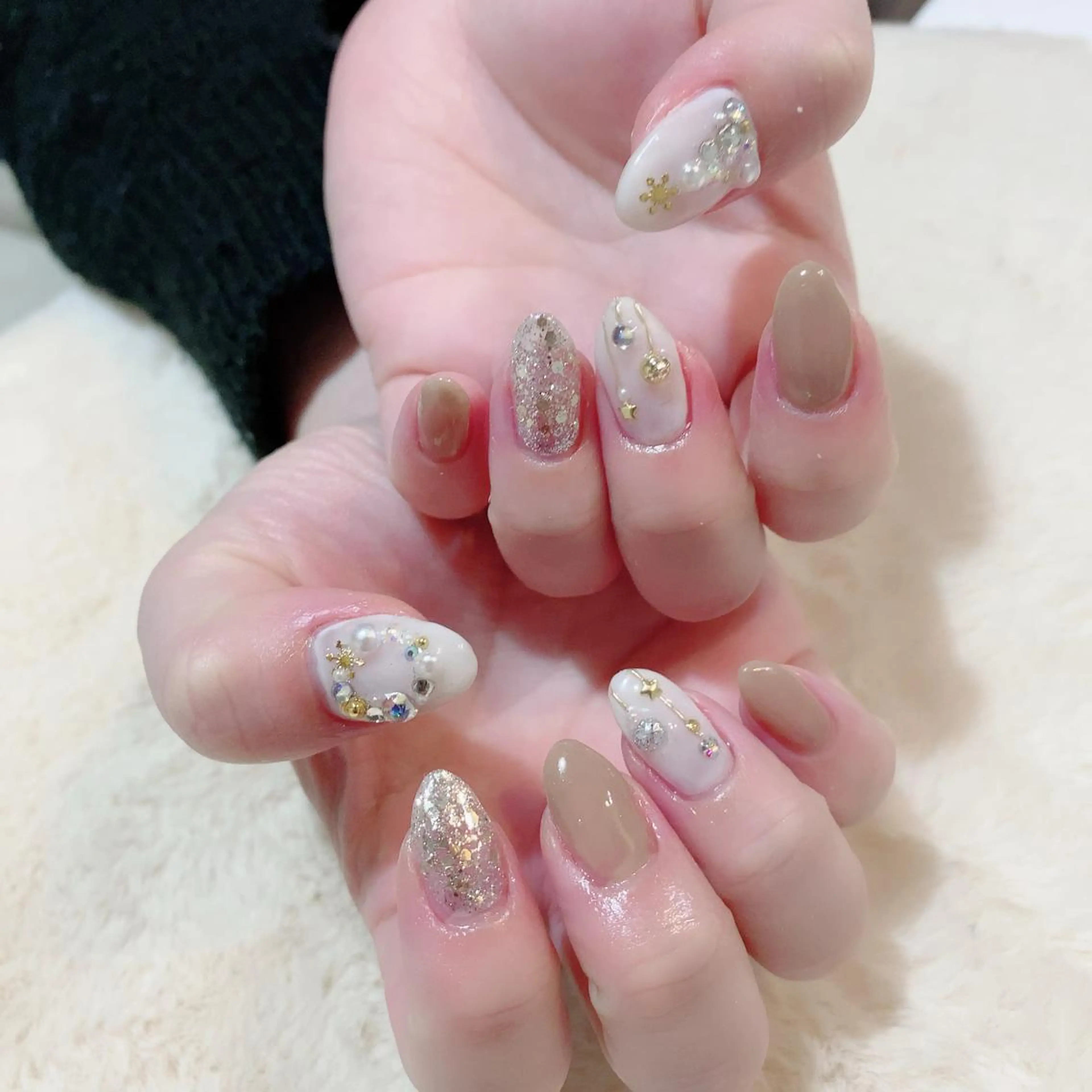 ネイル 冬ネイル クリスマス YAS 青柳 安代のネイルデザイン