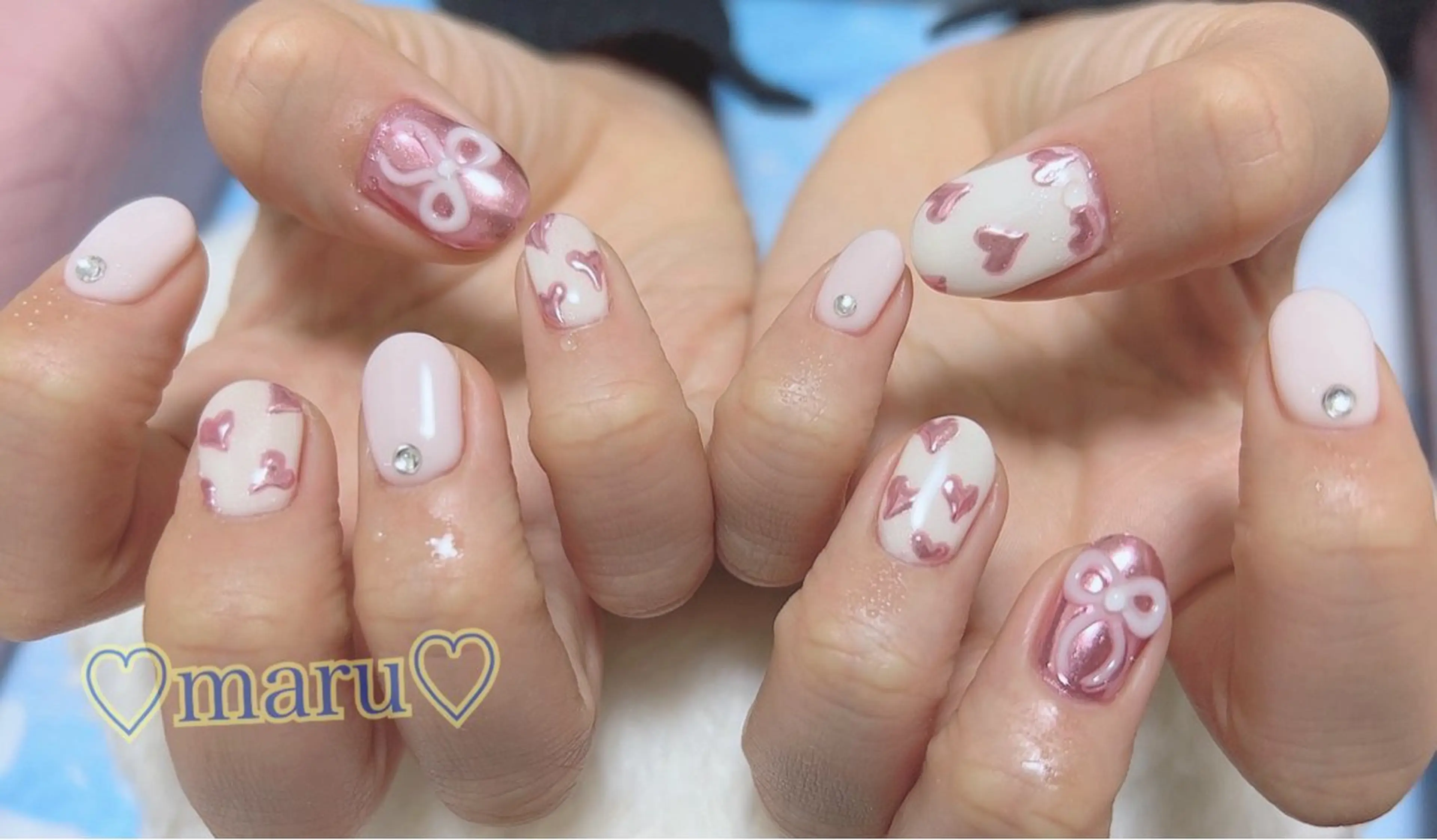 ネイル ハンドネイル フットネイル まるみ ♡のネイルデザイン