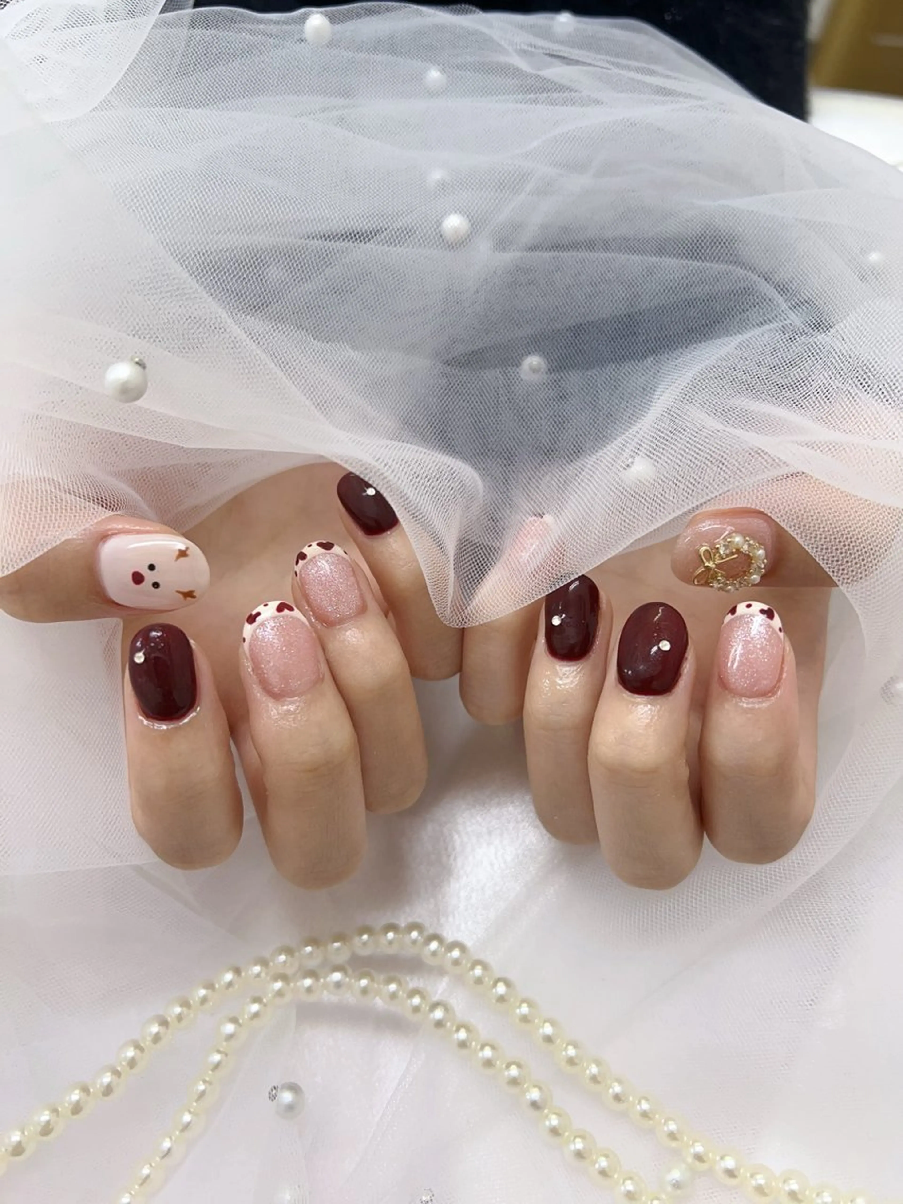 ネイル ハンドネイル ハンドケア 💜MIYA nail川崎店のネイルデザイン