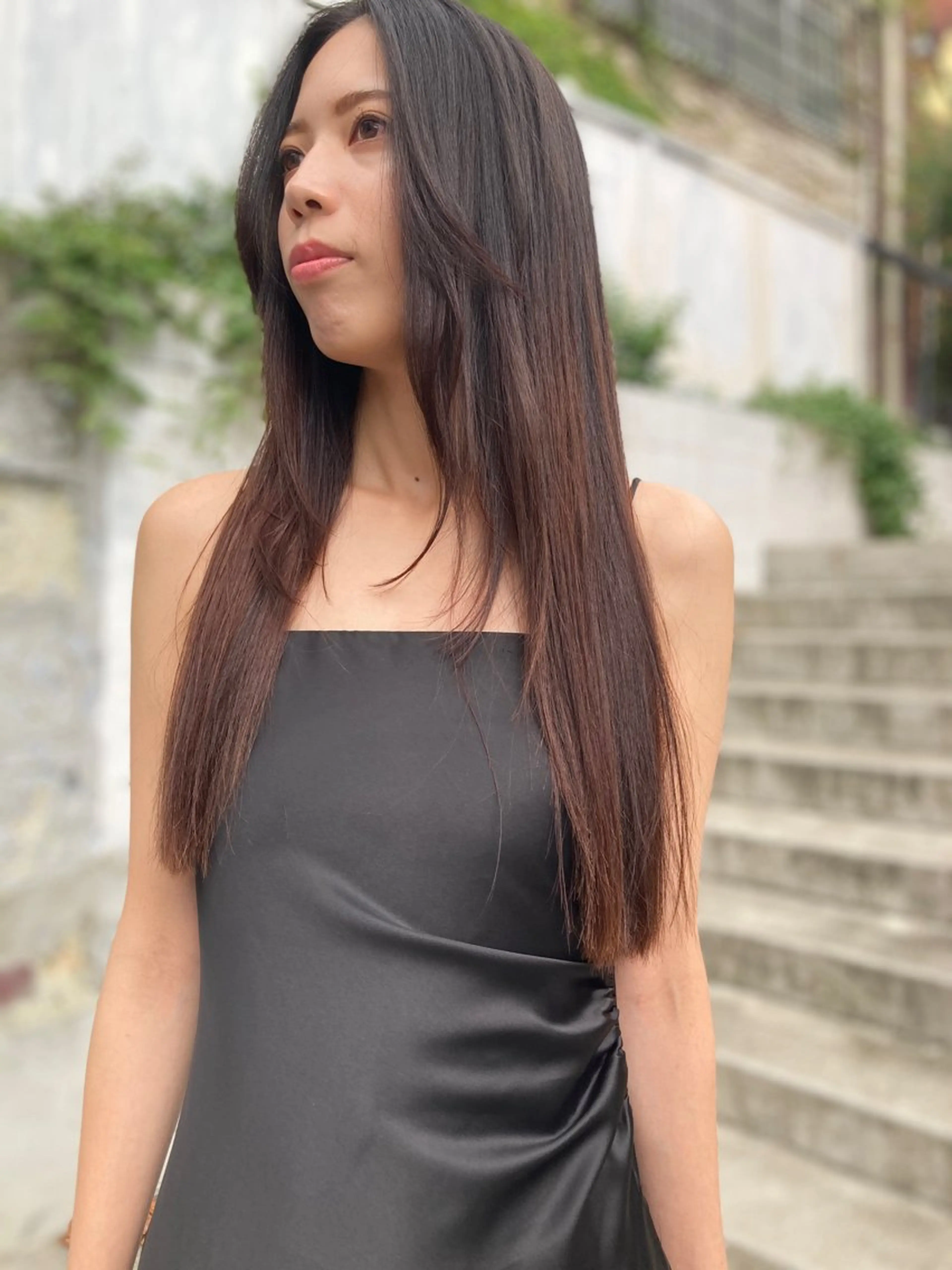 ロング カラー 髪質改善 レイヤーカット トリートメント ainico.所属・髪質改善　艶髪✨ Teppeiのヘアスタイル