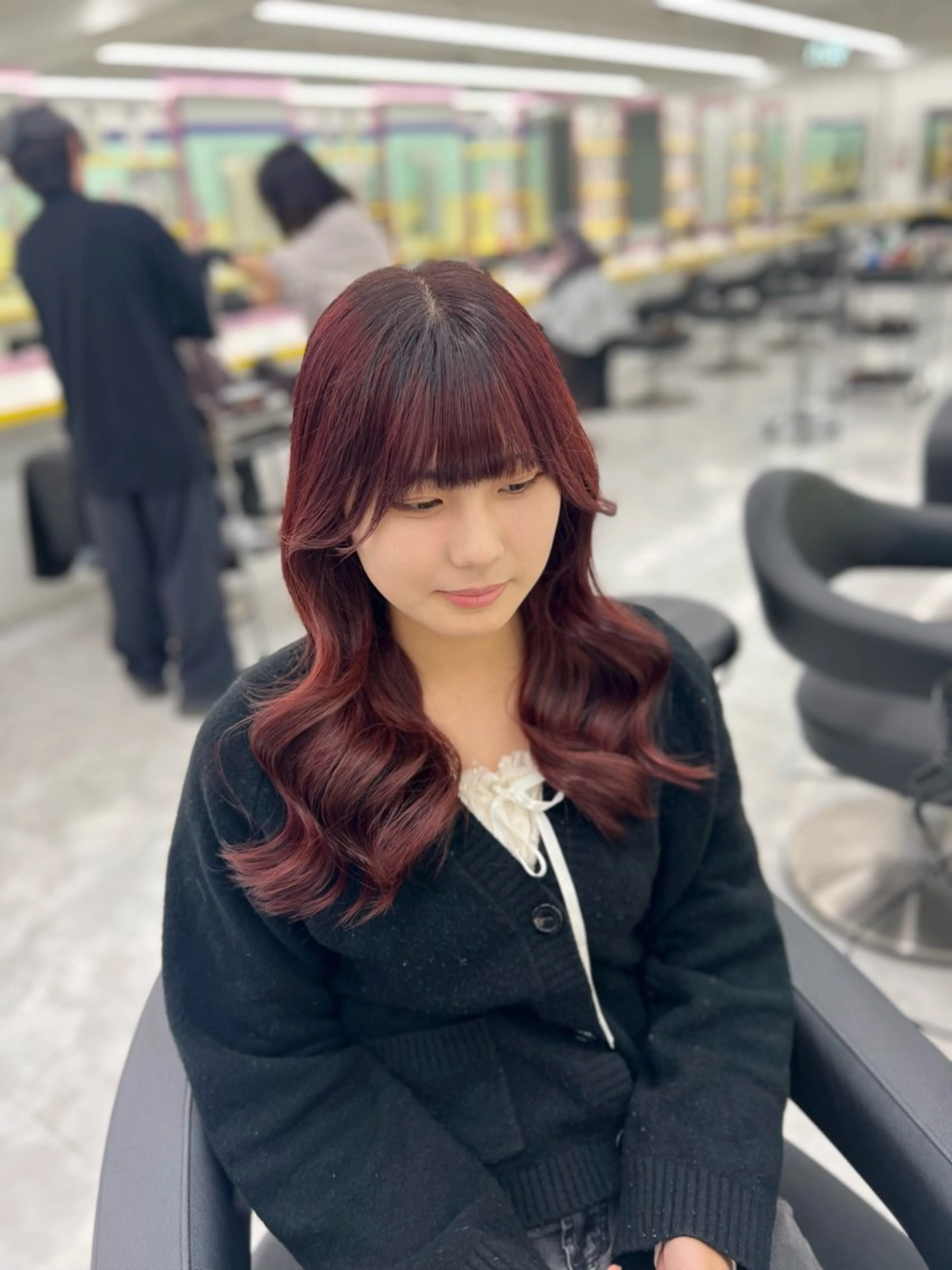 ロング 🤍韓国レディヘア 🤍久保大和のヘアスタイル