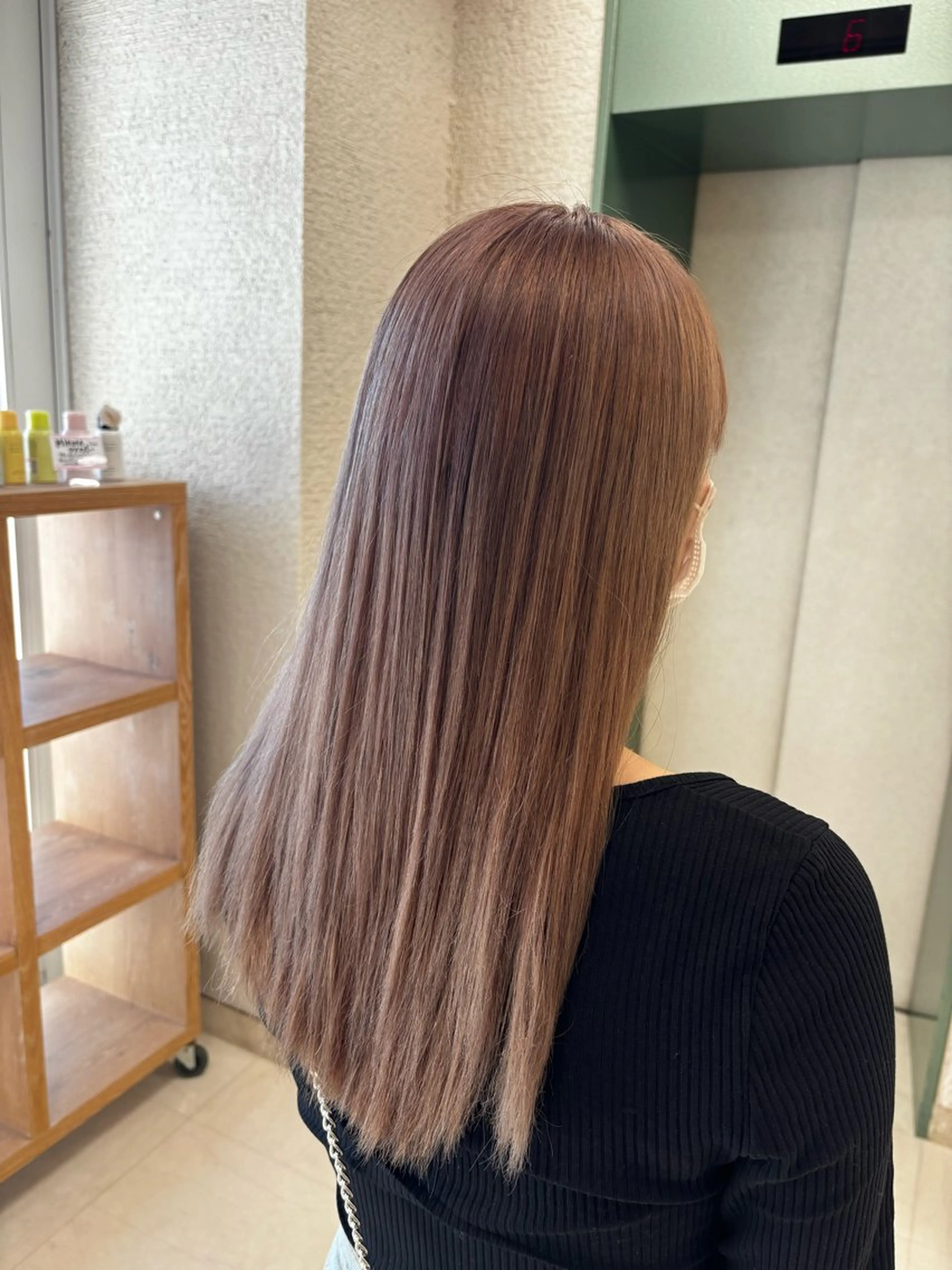 セミロング カラー カット ヘアカラー 推し活/韓国/ブリー チカラーminamiのヘアスタイル