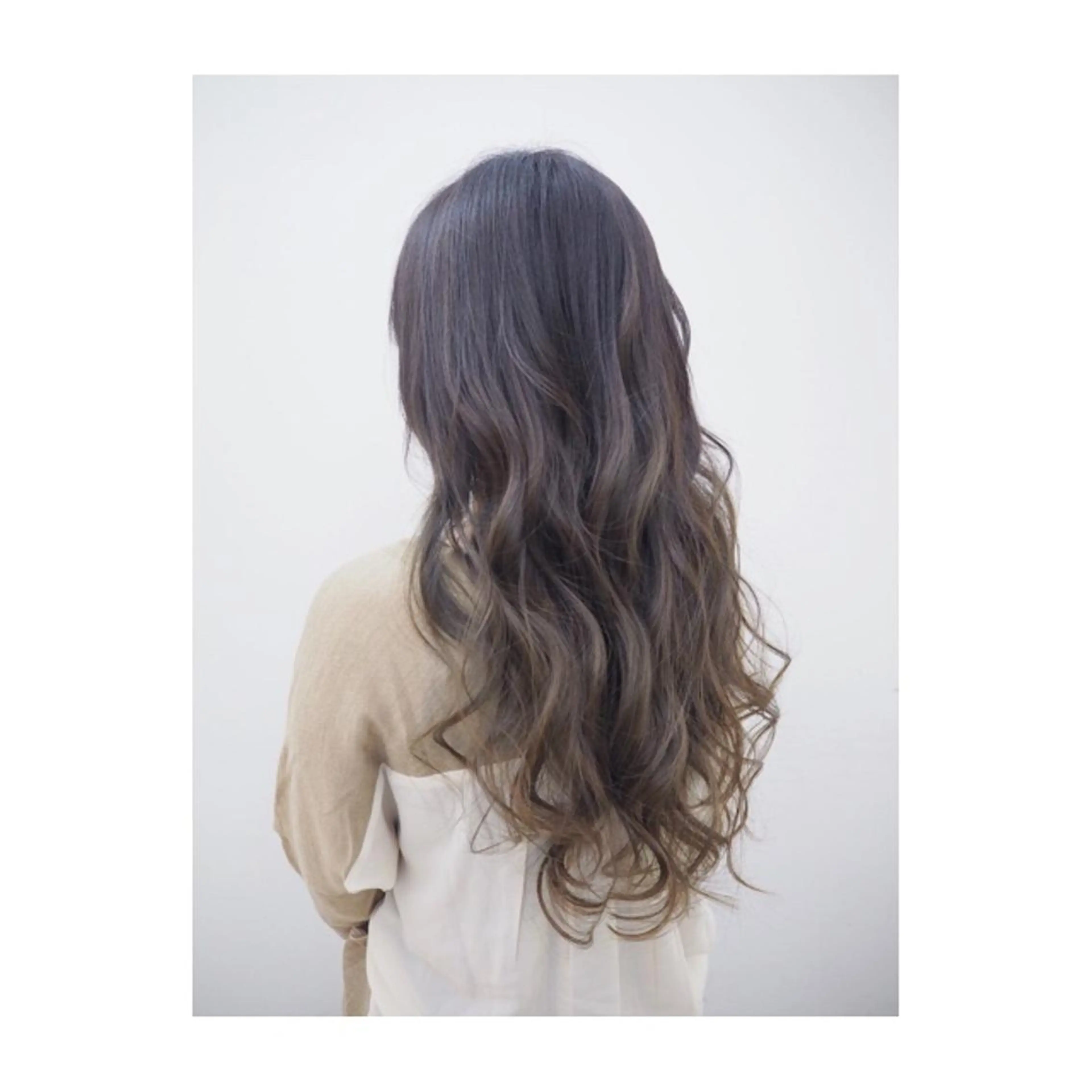 ロング カラー 永岡 鉄平のヘアスタイル