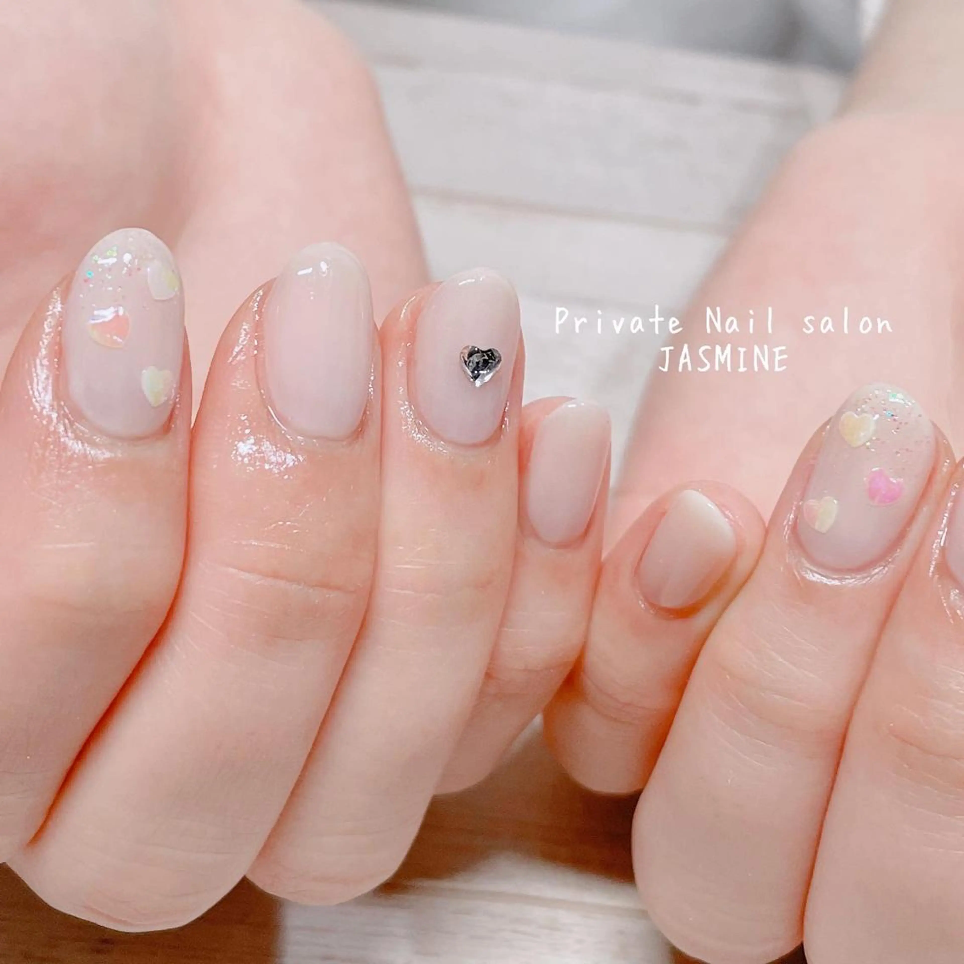 ネイル ハート Nail salon JASMINEのネイルデザイン