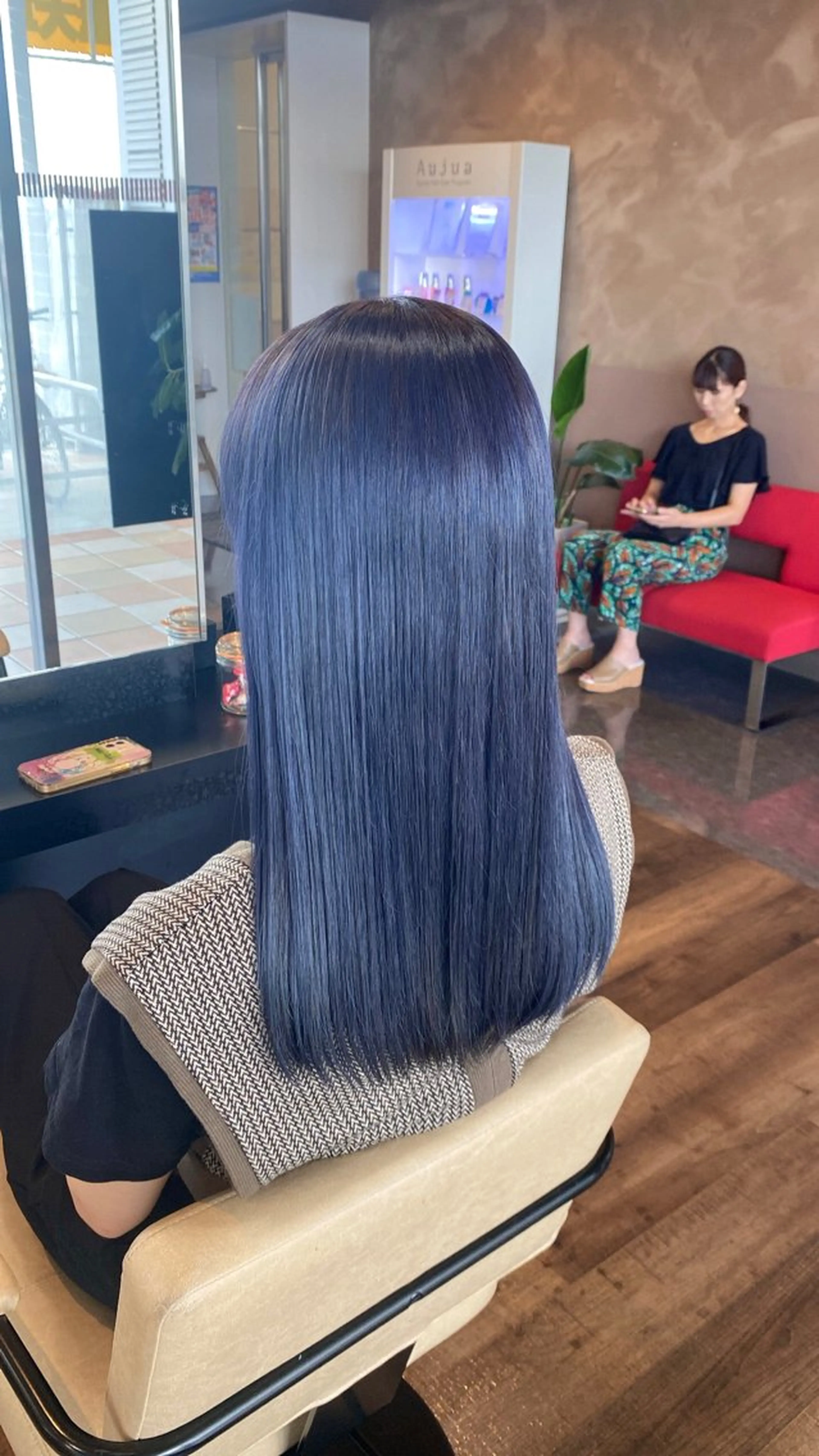 ロング カラー ブルーカラー カット ヘアカラー トリートメント STYLE エキシティ店所属・【似合わせパーマ】 STYLE 杉原　魁のヘアスタイル
