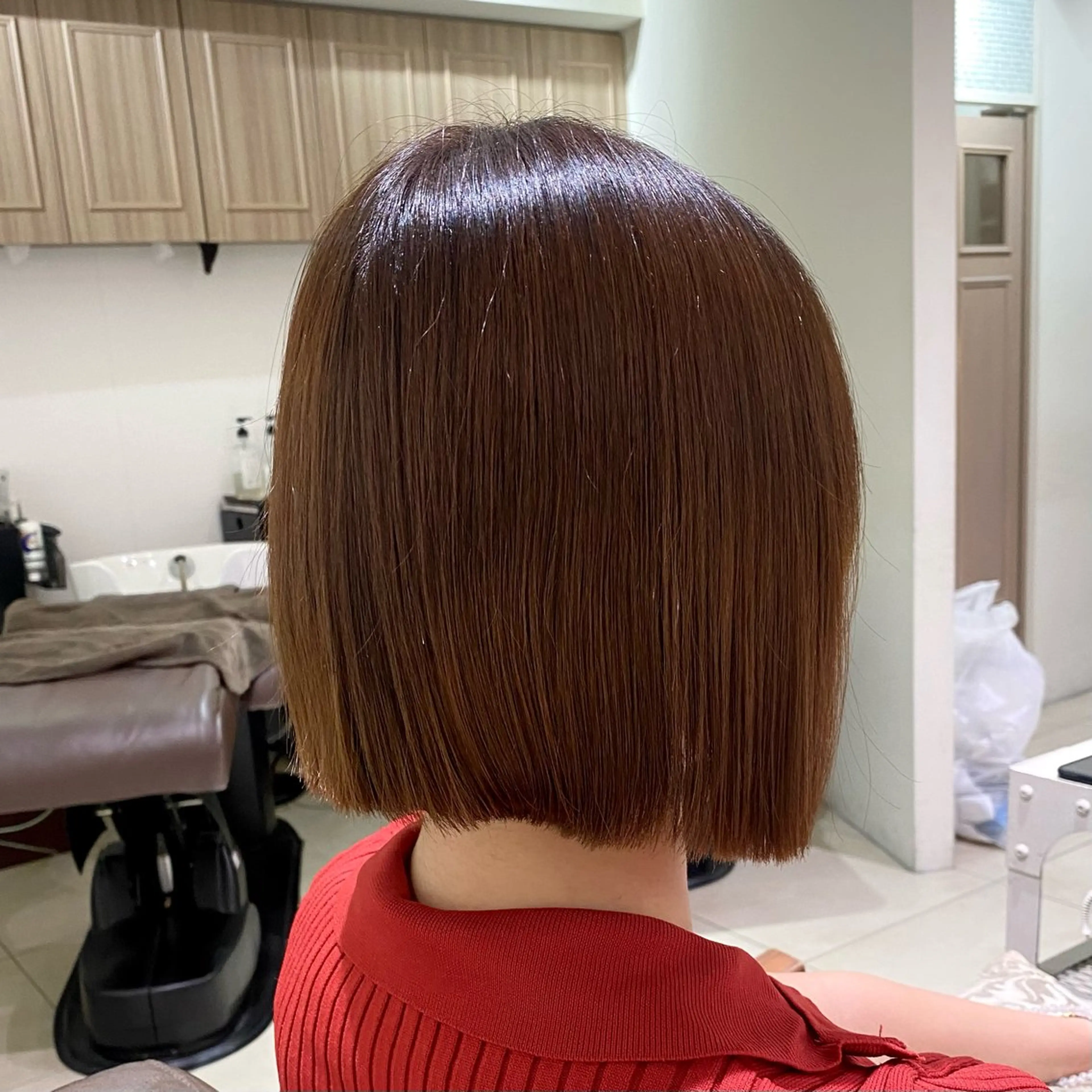 ショート 暖色カラー🍒ヘア セット🎀✨Ainaのヘアスタイル