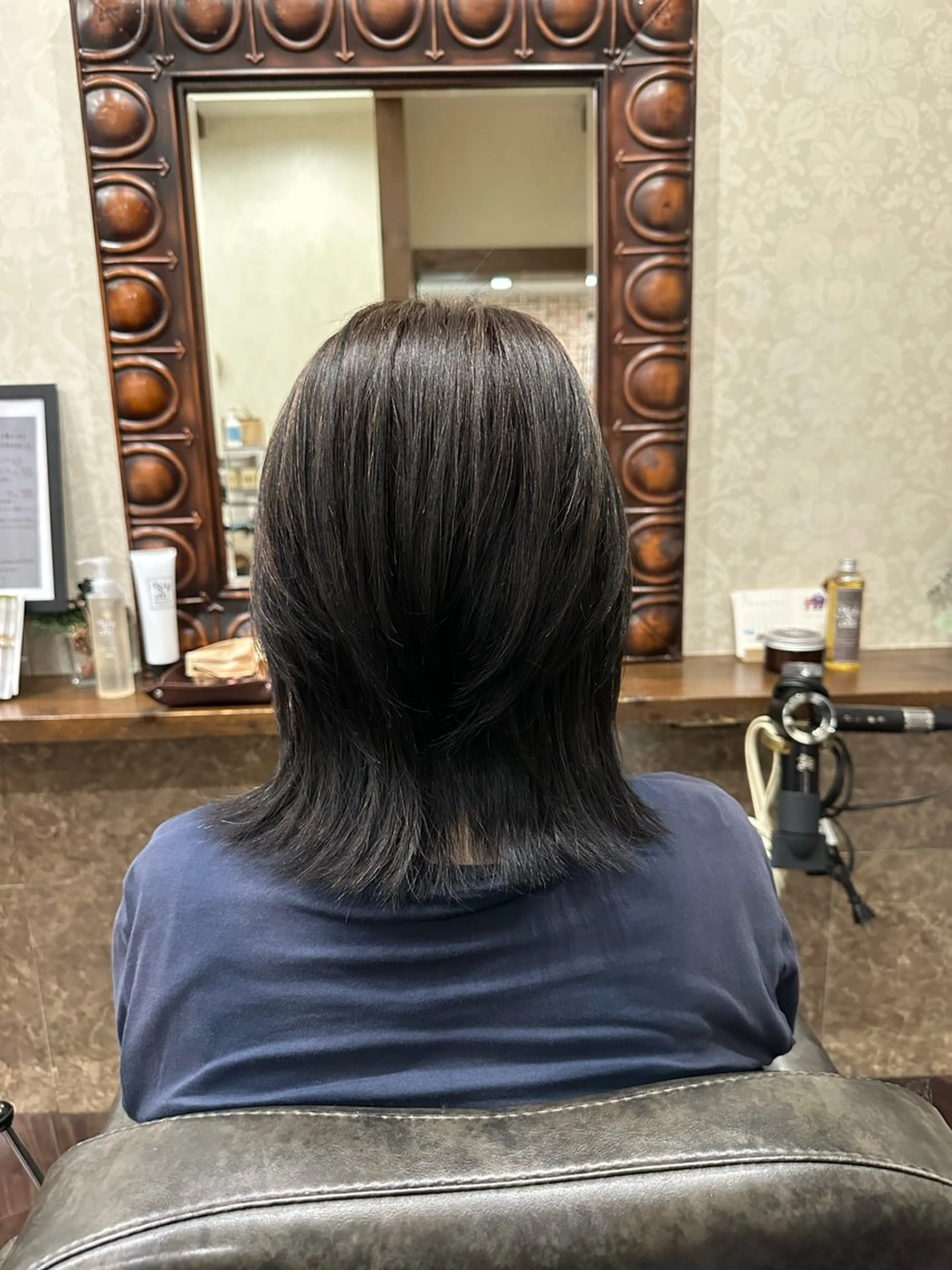 白髪染め　ワンメイク　トリートメント付きの写真