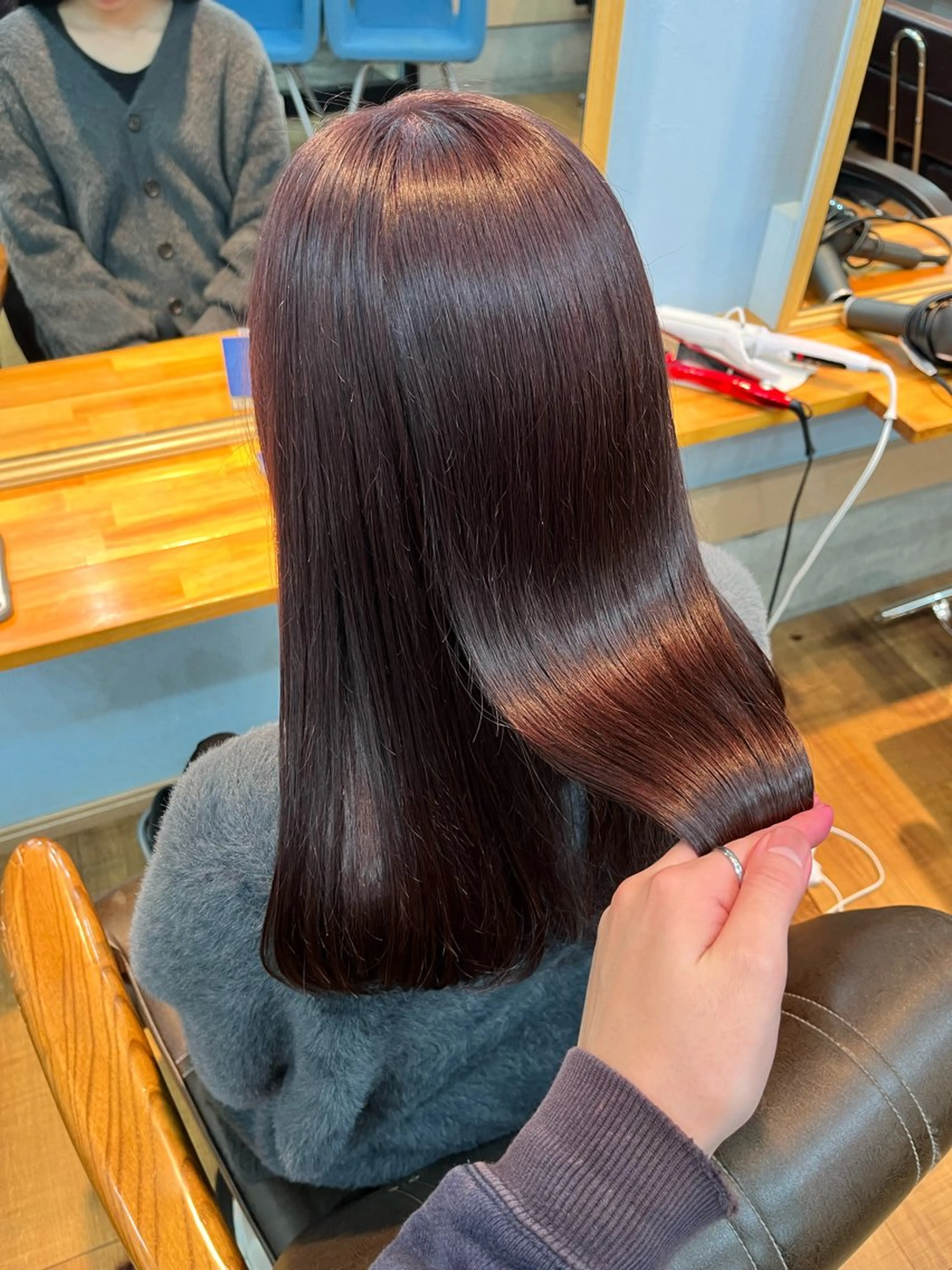 ロング 髪質改善 ヘアカラー トリートメント ヘッドスパ 🫧艶髪デザイナー 🫧白石航汰のヘアスタイル