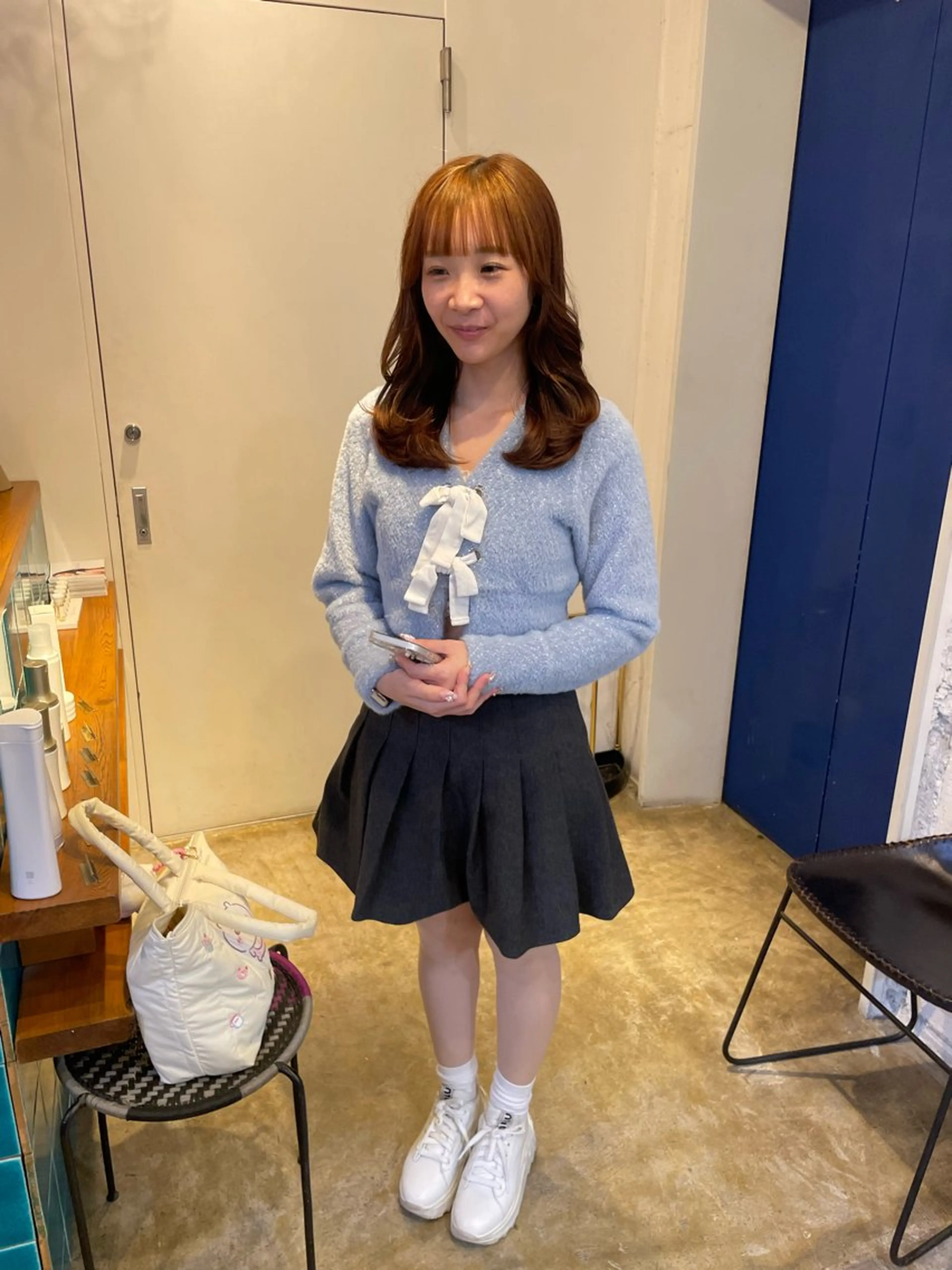 ミディアム カラー ベージュカラー カット ヘアカラー トリートメント MIOベージュカラー 柔らかいカラーのヘアスタイル