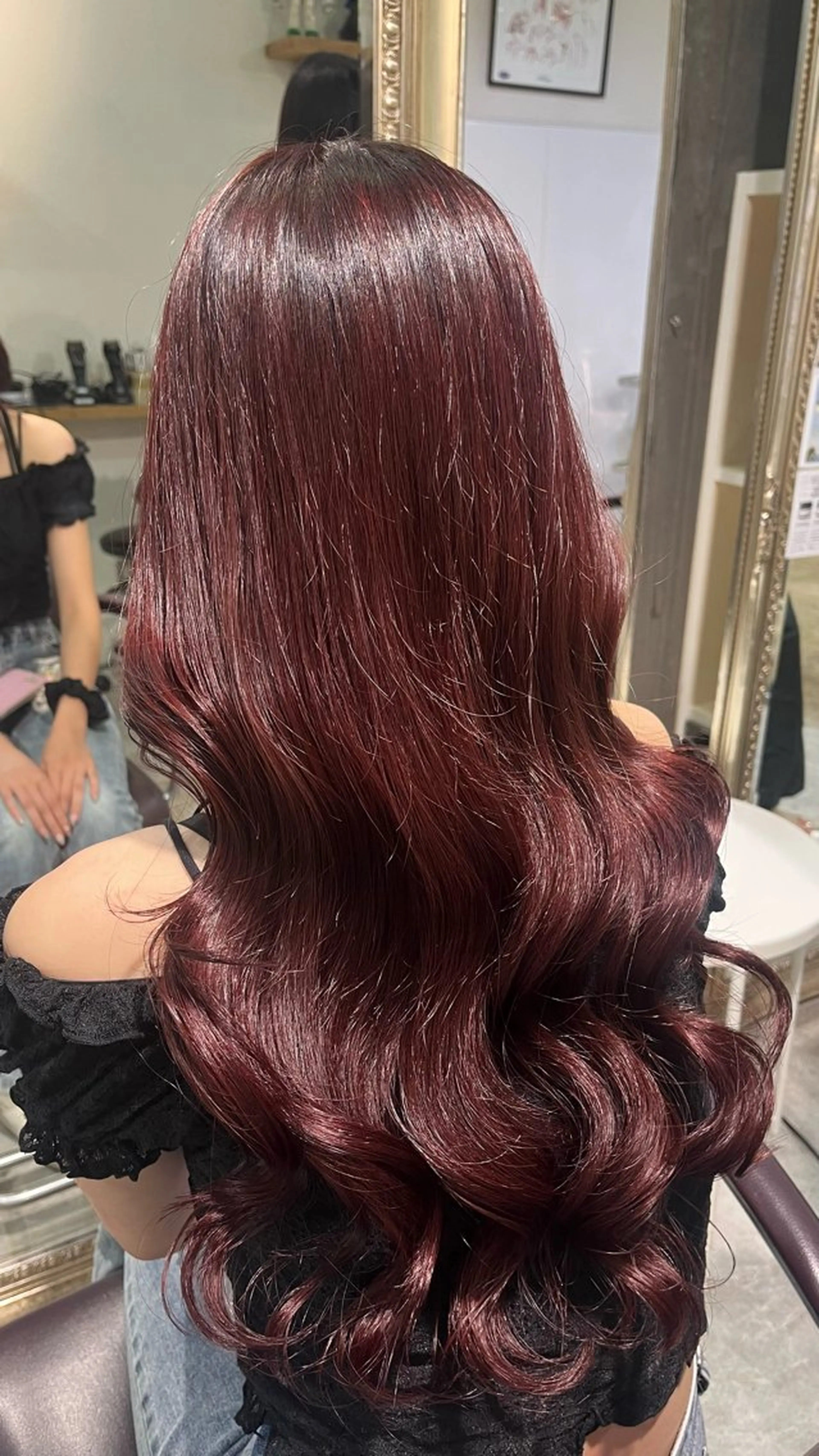 ロング カラー ヘアカラー トリートメント 🎀暖色カラー/ ハナ🎀のヘアスタイル