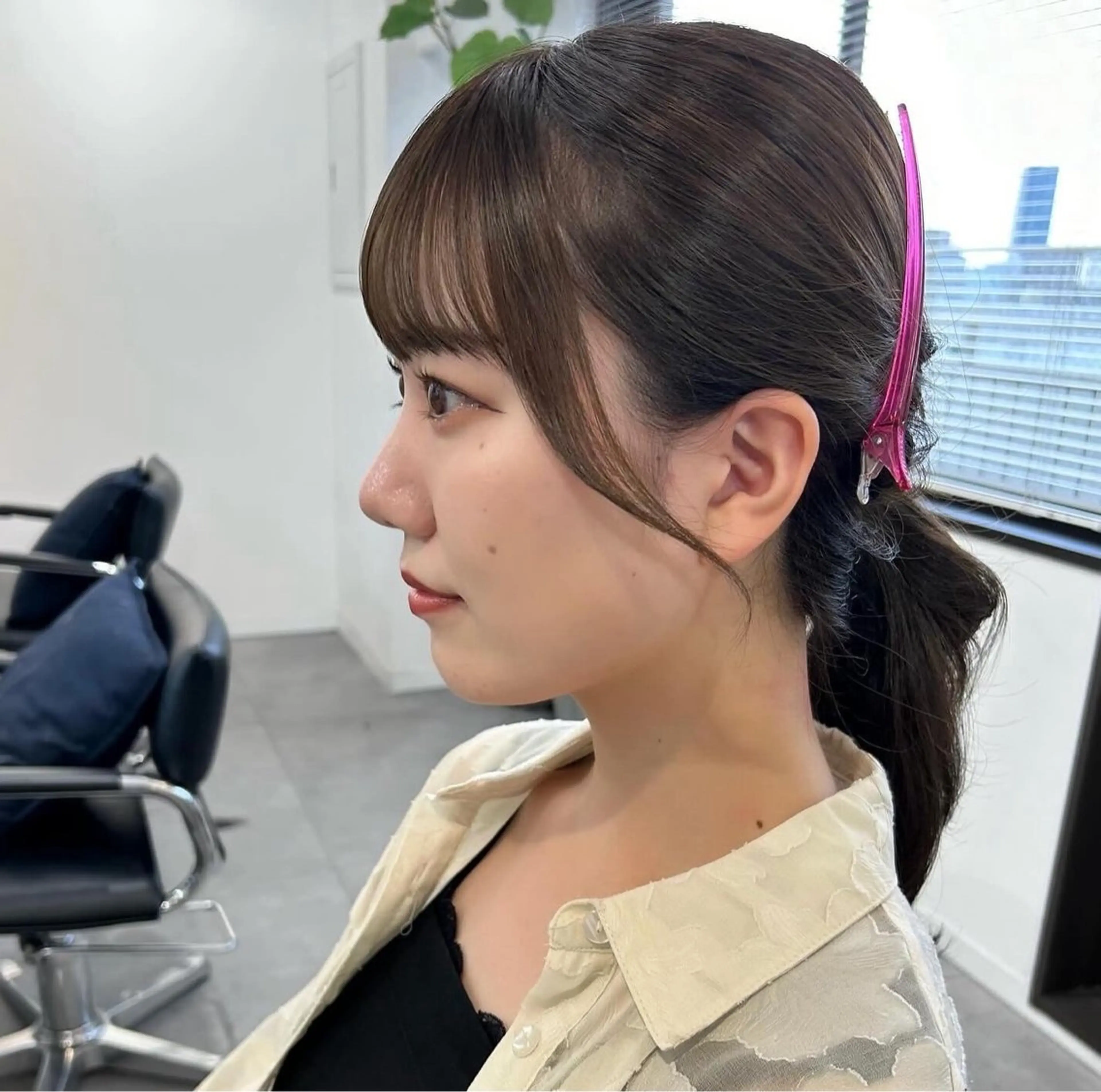 ミディアム 顔周りカット カット ❤️ショートカット ・顔周りカット❤️のヘアスタイル