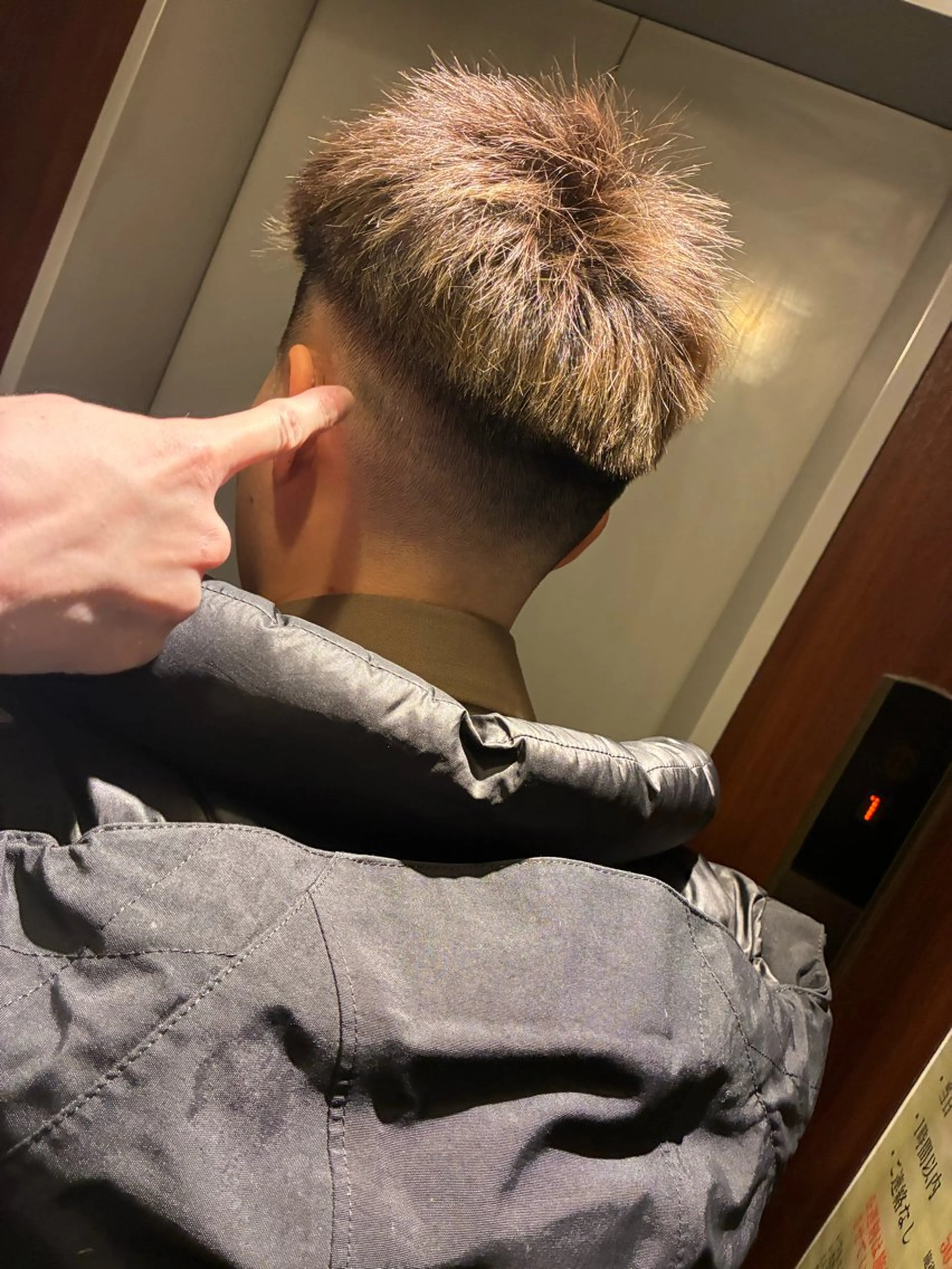 ショート メンズ フェードカット スキンフェード ヒロ銀座六本木所属・和賀 一馬のヘアスタイル